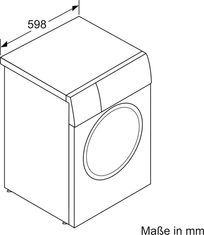BOSCH Waschmaschine Serie 8 »WGB244070«, 9 kg