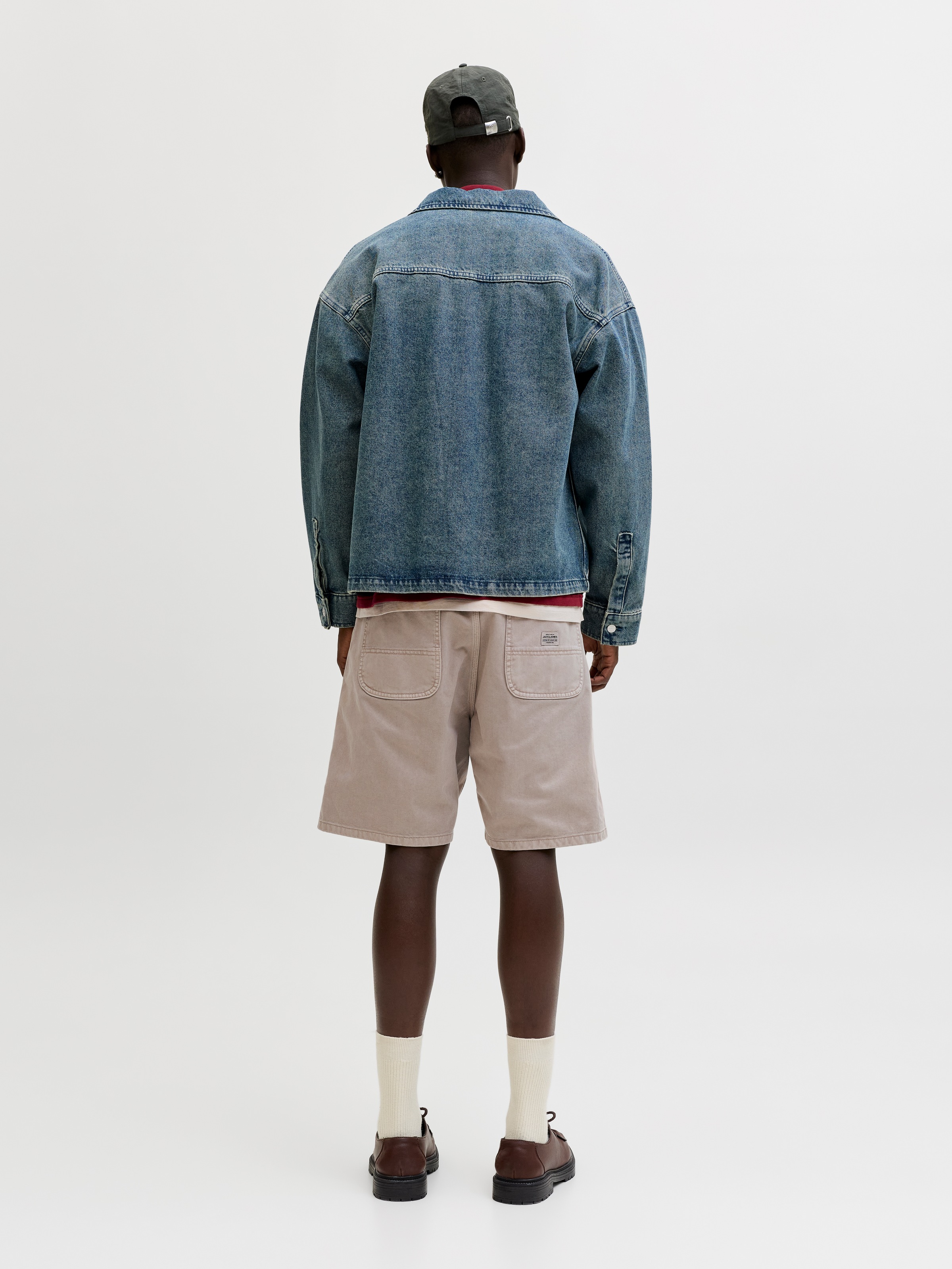 Jack & Jones Chinoshorts »JPSTTONY RAYE WORKER SHORT MID SN«  Baumwolle, 5-Pocket Style