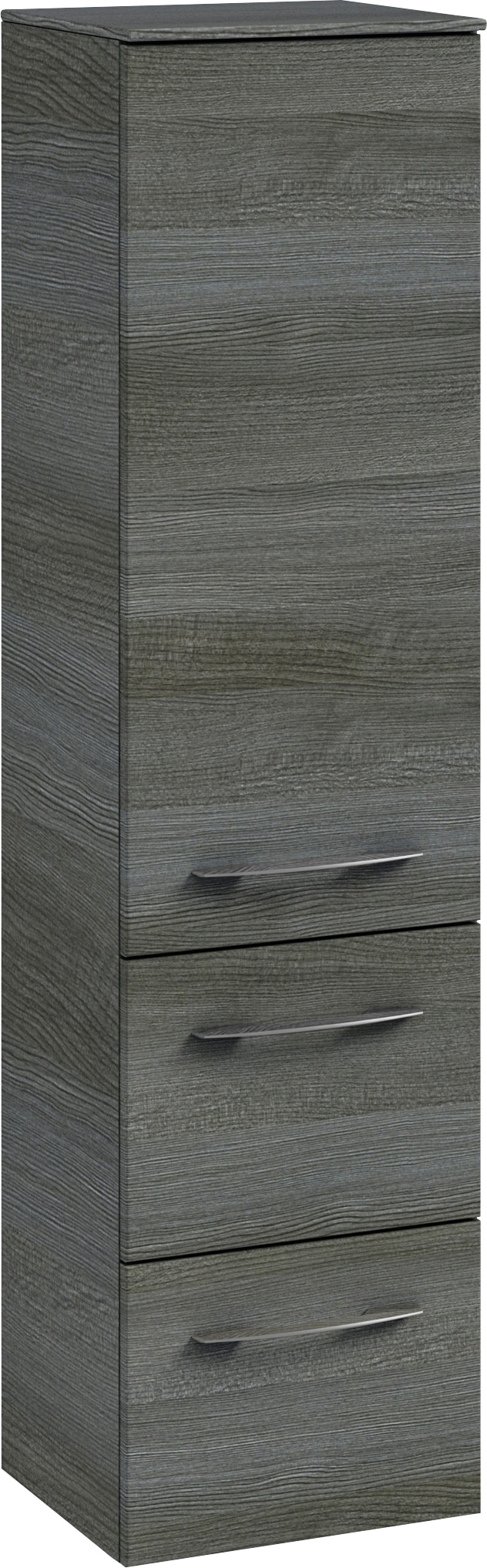 Saphir Badezimmer-Set »Cassca Sprint 4-teilig Mineralmarmor-Waschtisch mit LED-Spiegelschrank«, (5 St.), Midischrank, Unterschrank, inkl. Türdämpfer, 5 Türen, 5 Schubladen