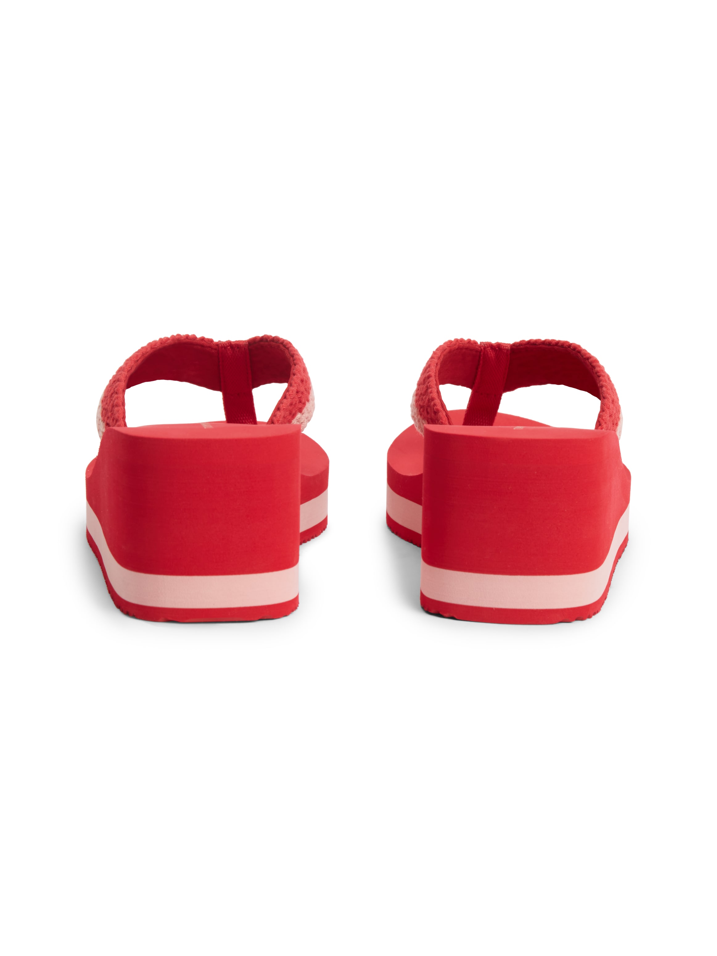 Tommy Hilfiger Dianette »TH WEDGE CROCHET SUMMER SANDAL«  Sommerschuh, Zehentrenner in sommerlicher Häkeloptik
