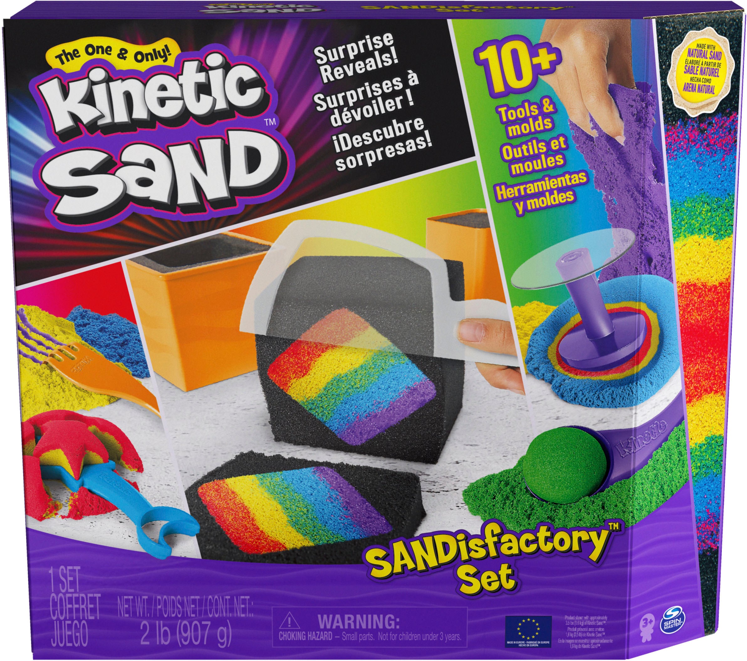 Spin Master Kreativset »Kinetic Sand, Sandbox Set Blau«, Made in Europe bei