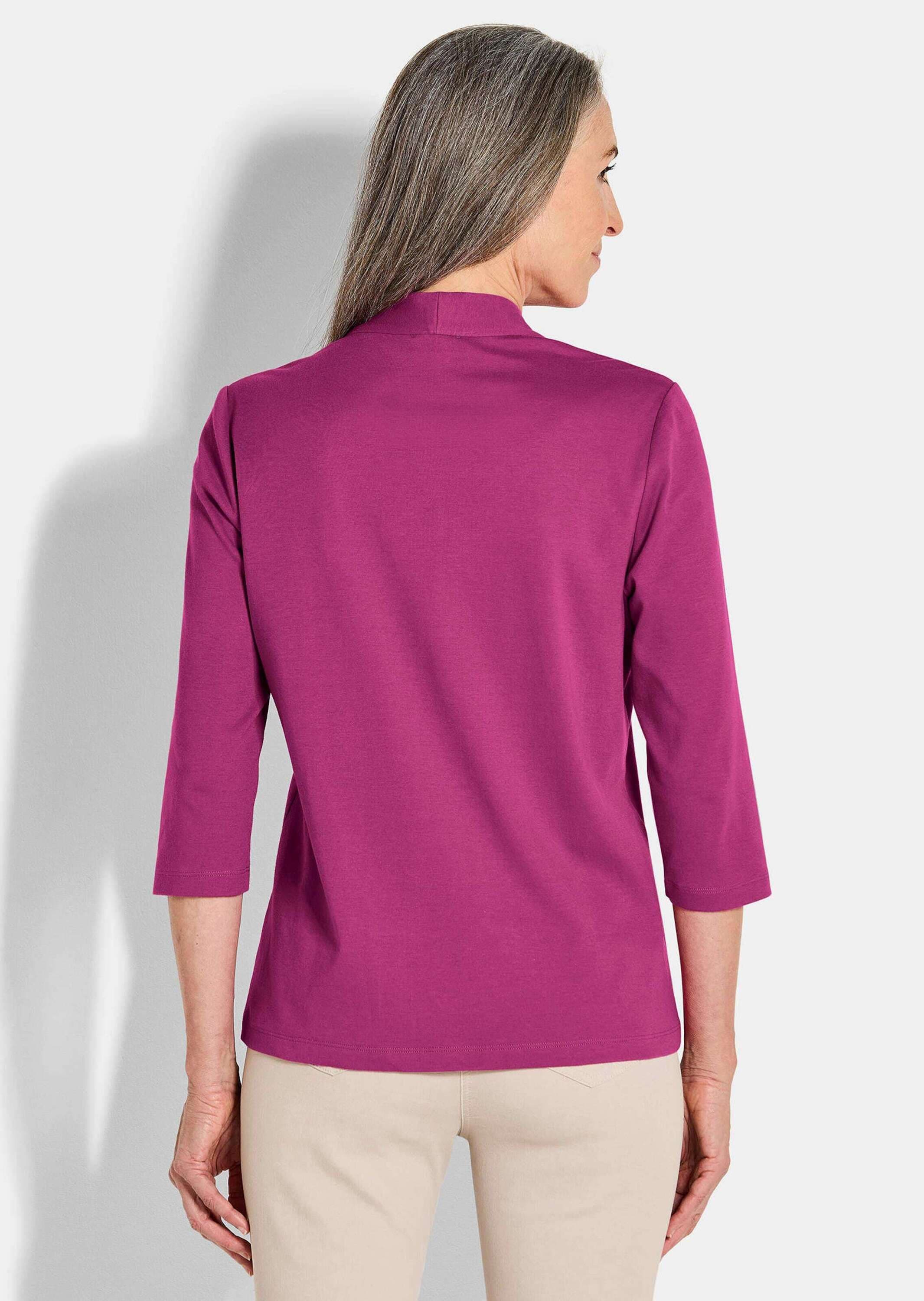 GOLDNER Kurzarmshirt »Basic-Shirt aus Interlock-Jersey«