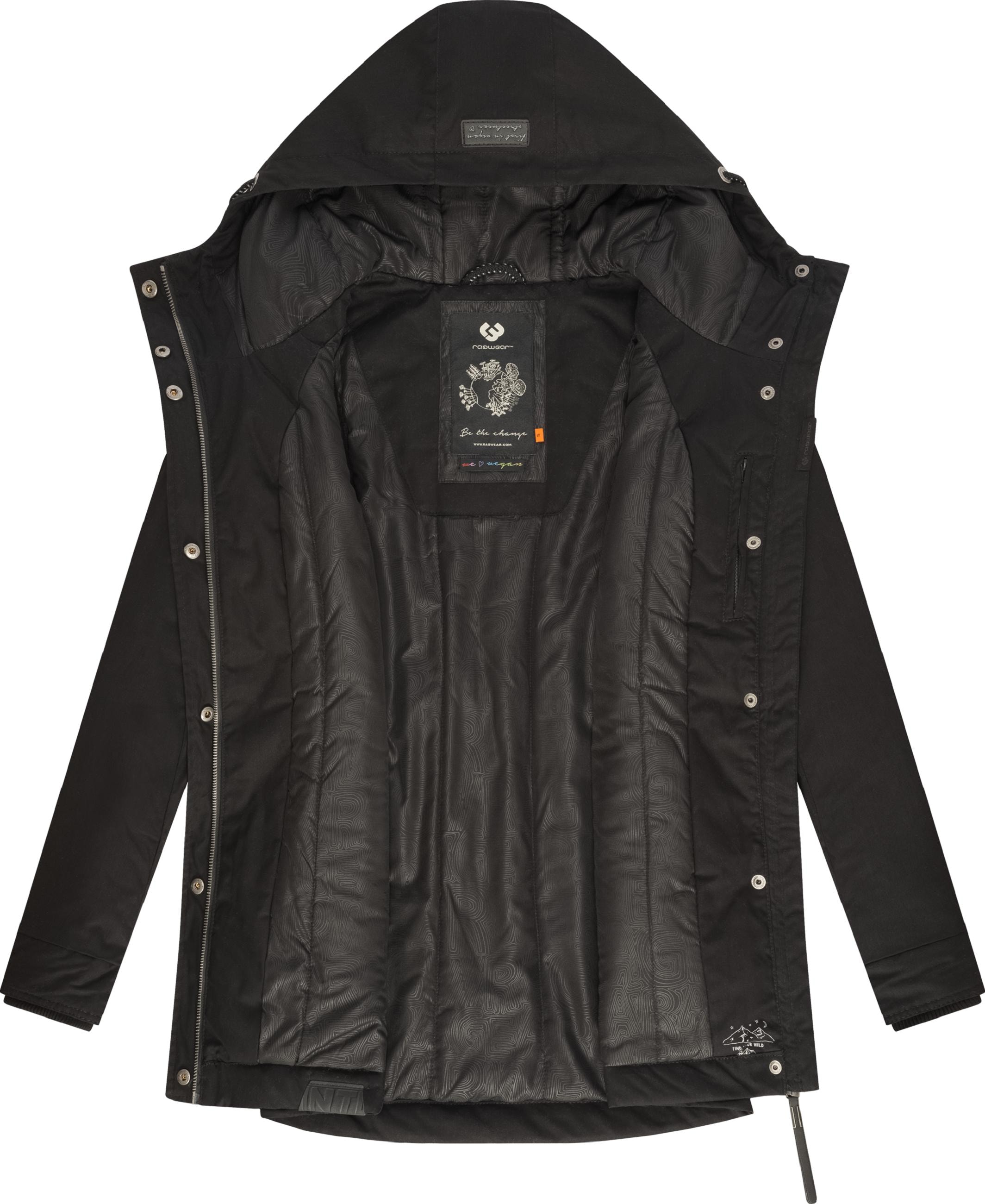 Ragwear Wintermantel »Winterjacke Monadis Black Label«