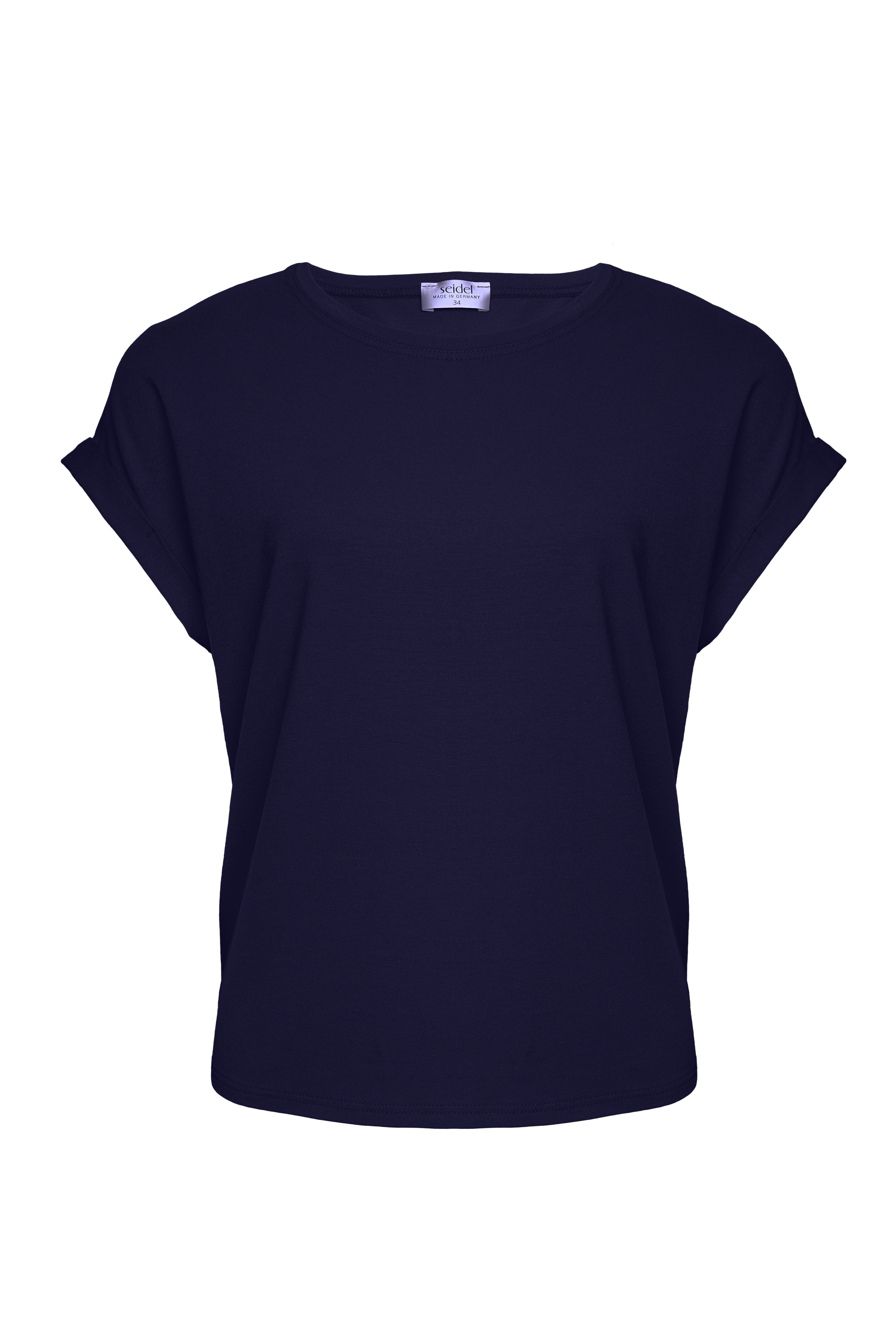 Seidel Moden Kurzarmshirt »Otto exclusiv« Rundhals mit Ärmelaufschlag -MADE IN GERMANY