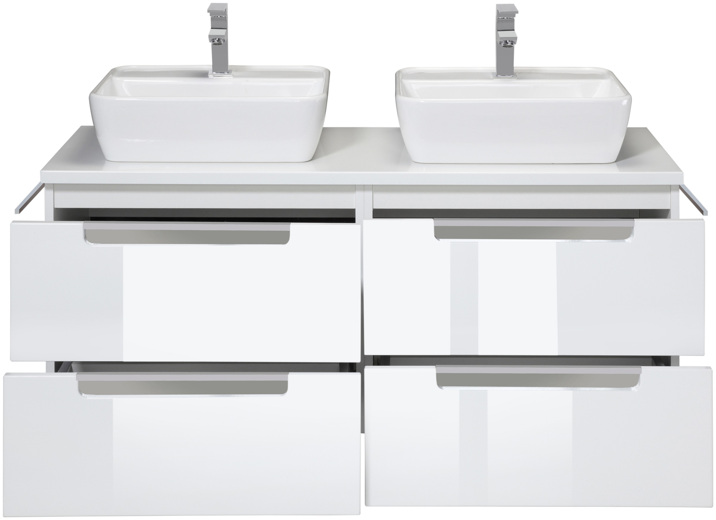 welltime Badmöbel-Set »Malibu«, (Set, 2 St.), Breite 120 cm, mit Soft-Close