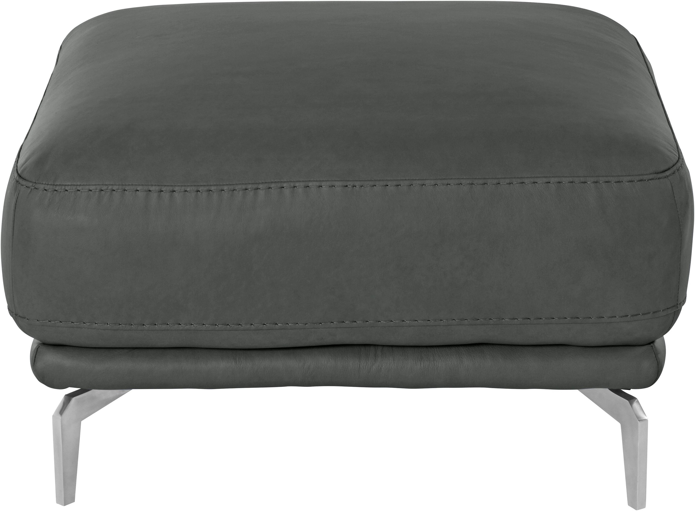 W.SCHILLIG Hocker »montanaa«, mit Metallfüßen in Chrom glänzend, Breite 71 cm