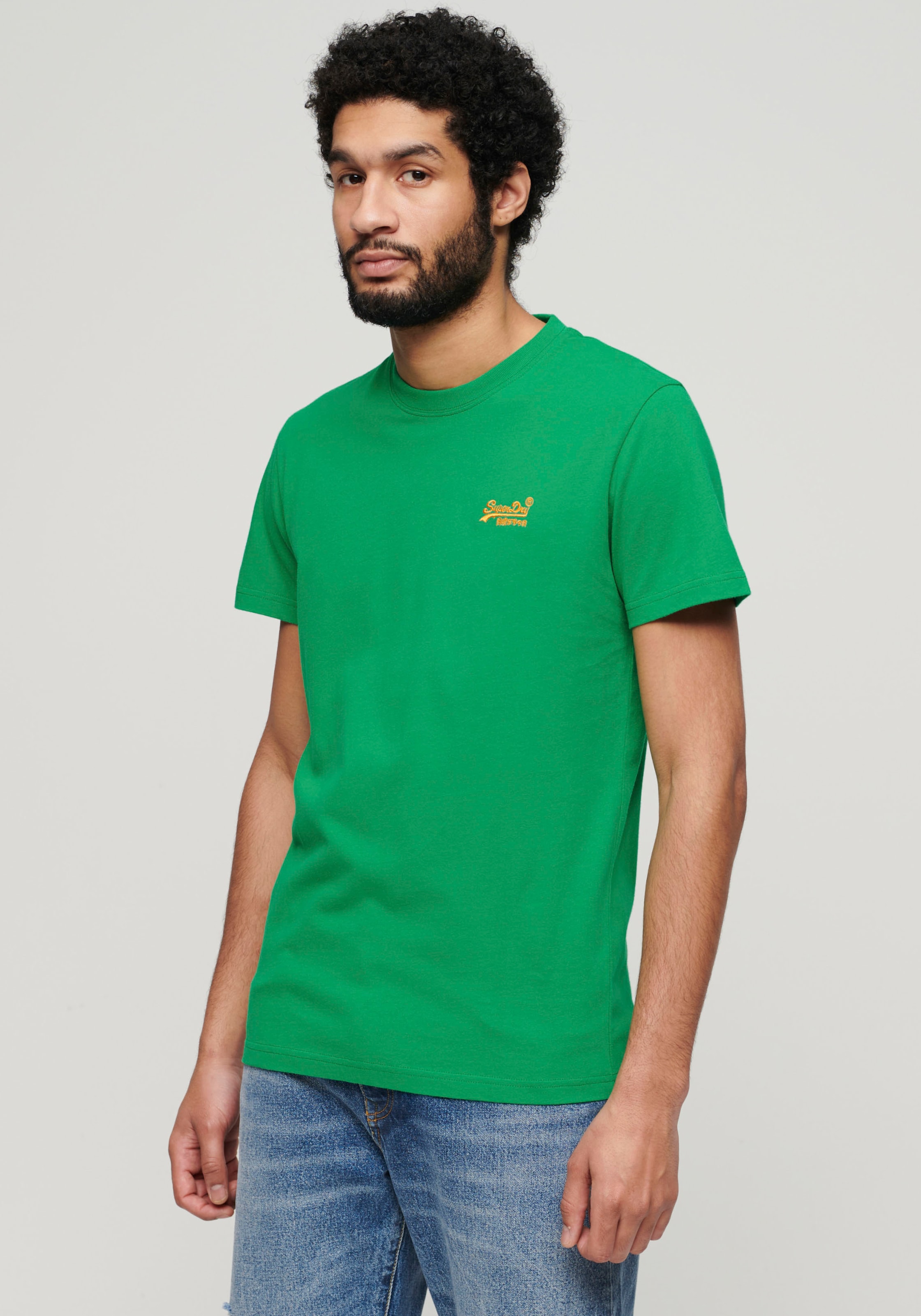 Superdry Rundhalsshirt »Organic Cotton Essential Logo T-Shirt« online ...