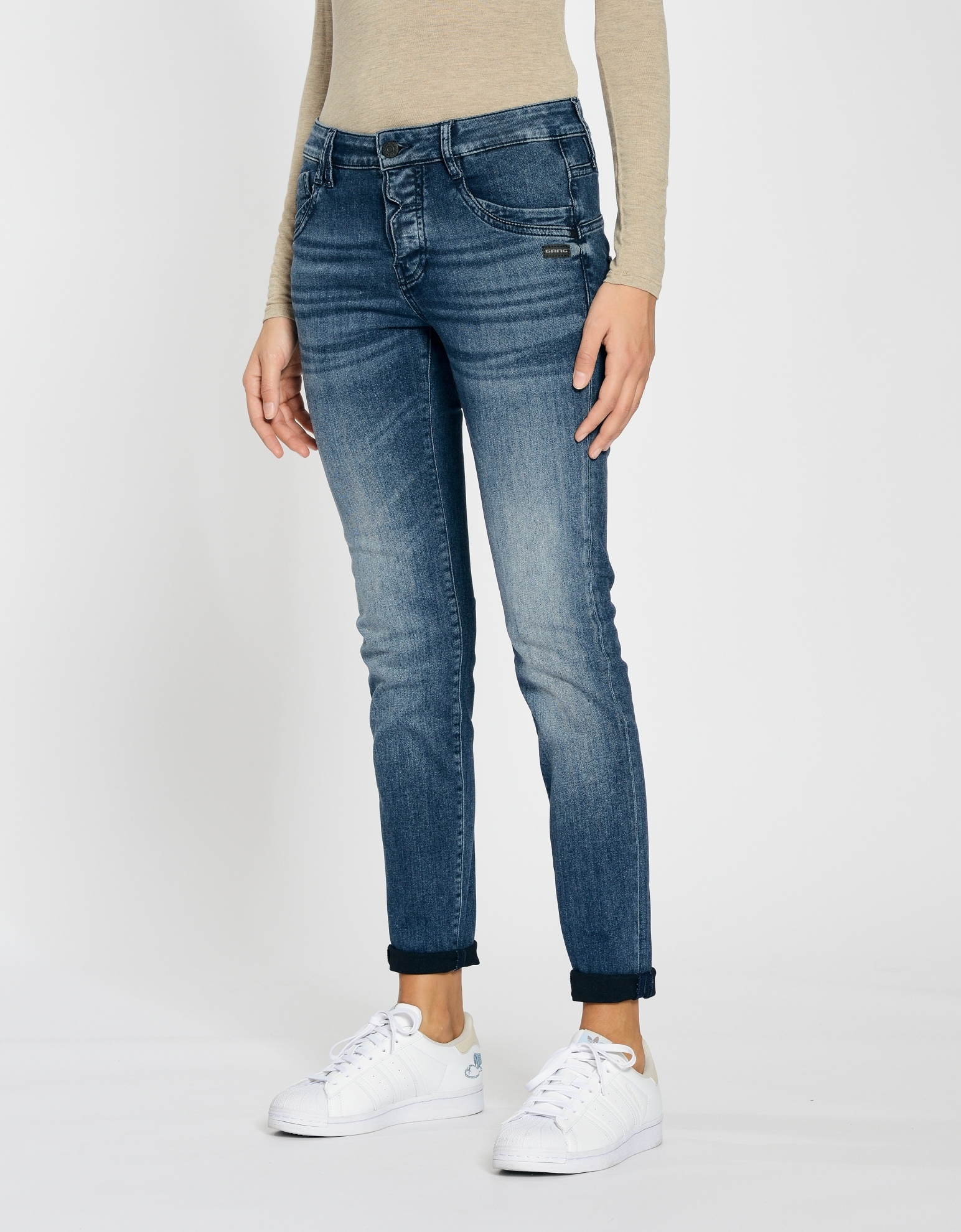 GANG Relax-fit-Jeans »94GERDA«, mit besonderer Struktur