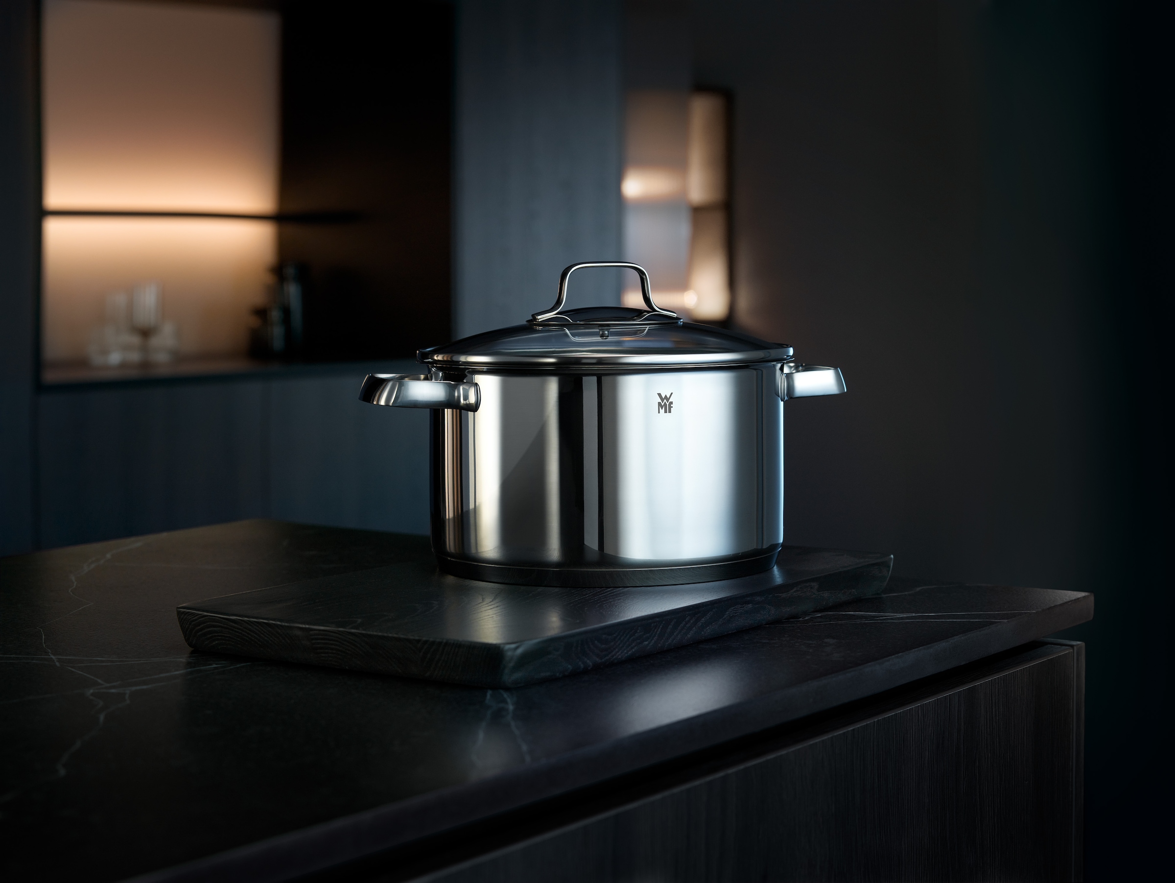 WMF Topf-Set »Belmonte« Set, 7 Stk. tlg. Cromargan® Edelstahl Rostfrei 18/10