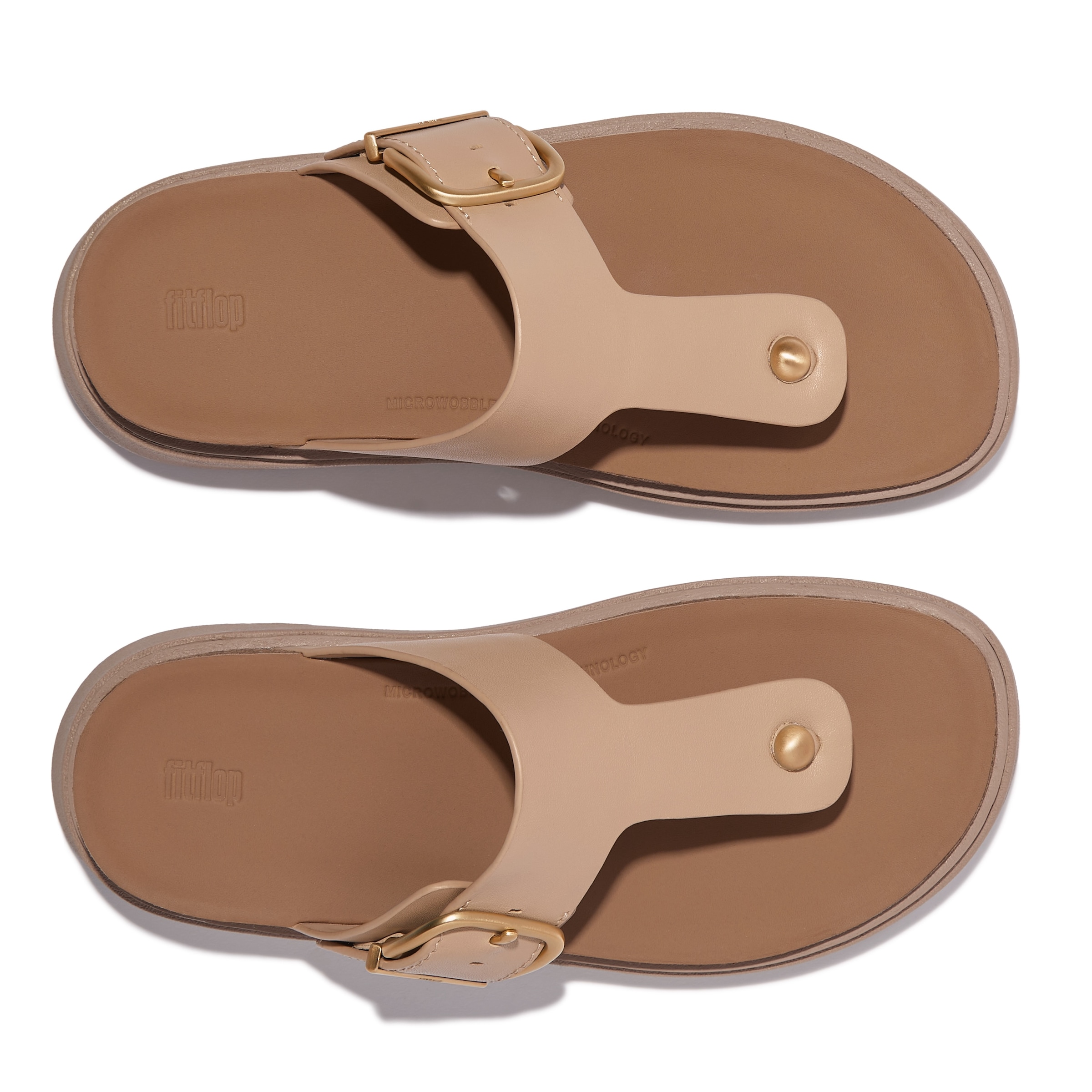 Fitflop Zehentrenner »GEN-FF«, Keilabsatz, Sommerschuh, Schlappen mit verstellbarer Schnalle