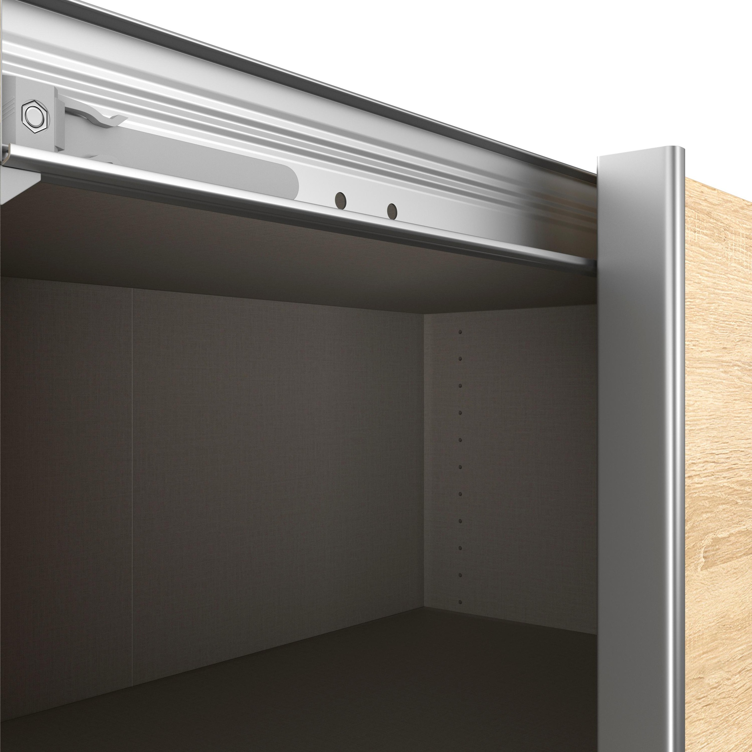 rauch Schwebetürenschrank »Quadra Bestseller Schlafzimmerschrank in vielen Breiten«, Kleiderschrank Garderobenschrank Schrank mit Glaselementen