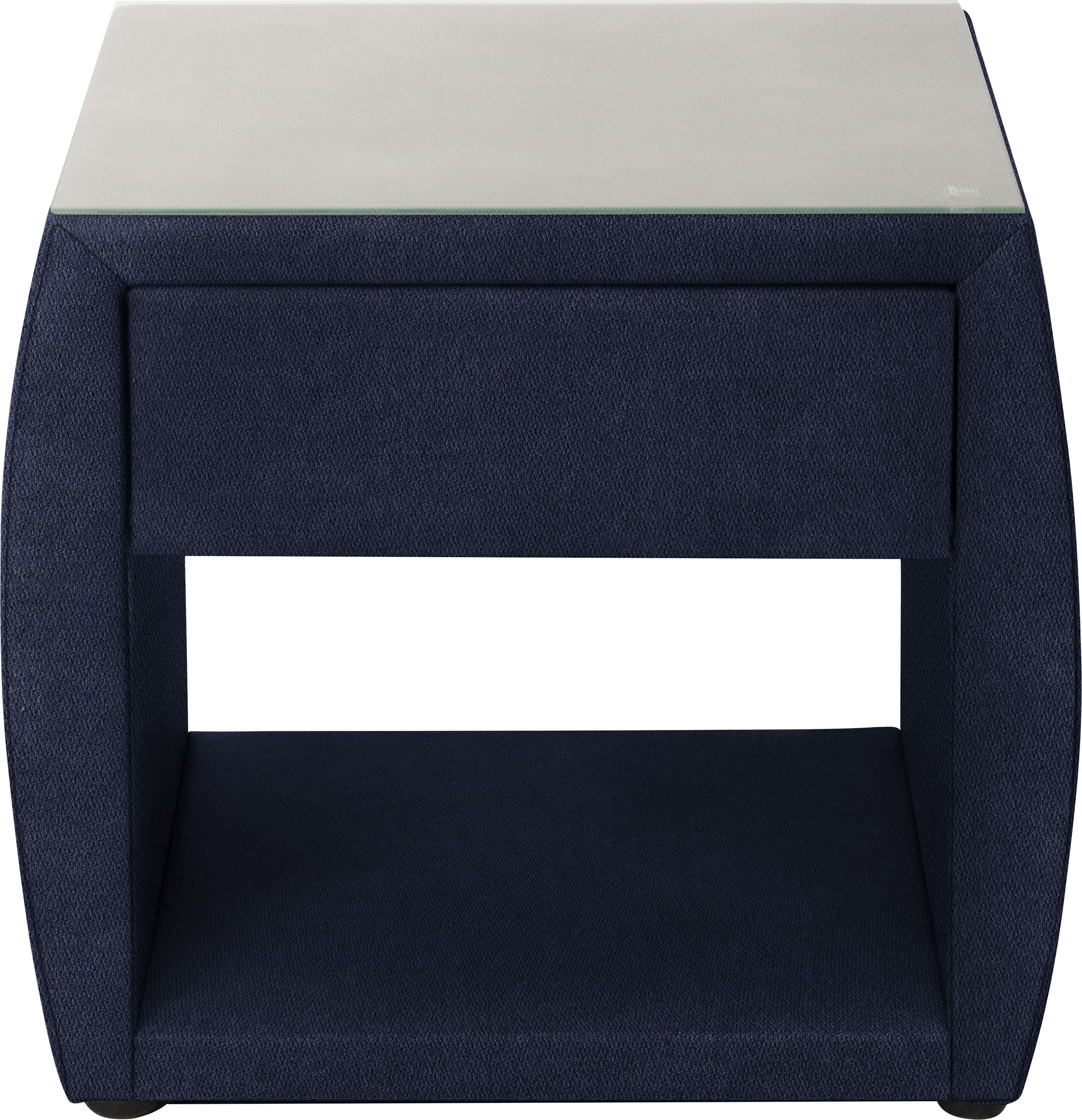 alina Nachttisch »Nadina« mit Glasplatte