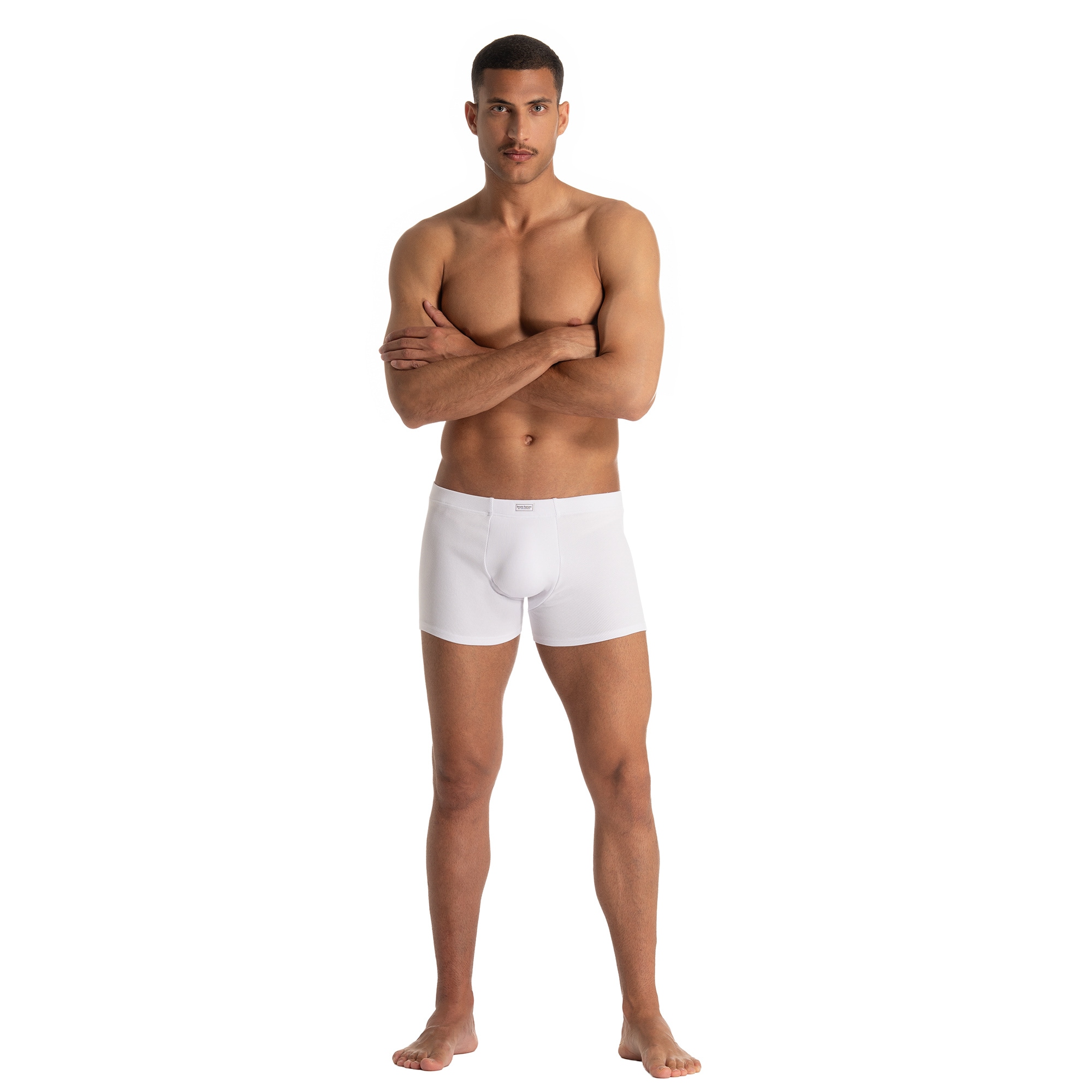 Bruno Banani Boxer »FINE RIB« Feinripp, Komfortbund, eng anliegend