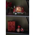 KONSTSMIDE LED Laterne, LED-Modul, 1 St., Warmweiß, "Karavan", wassergefüllt, Weihnachtsmann repariert Spielsachen