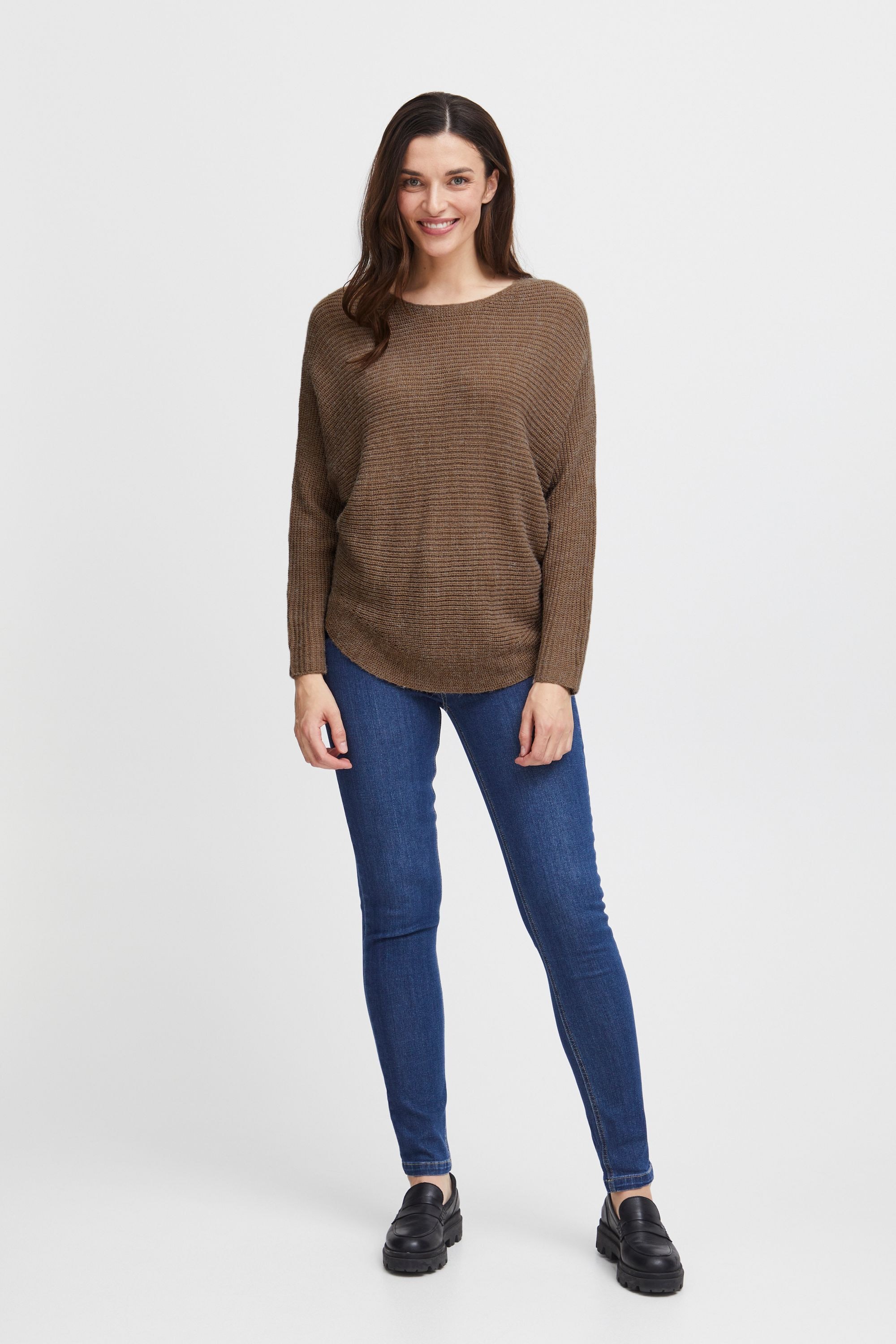 fransa Strickfleece-Pullover »Strickpullover FREretta«