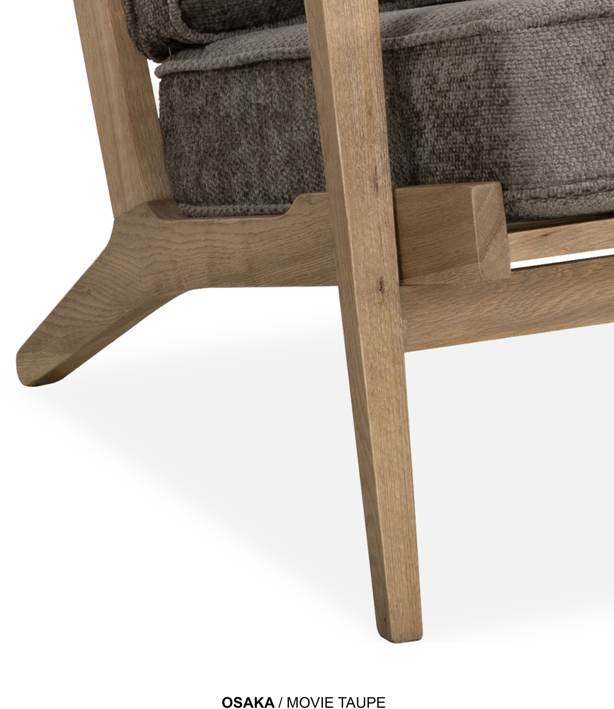 OMG Design Sessel »Osaka« 2 Stk. tlg. Retrostuhl, massivholz Frame