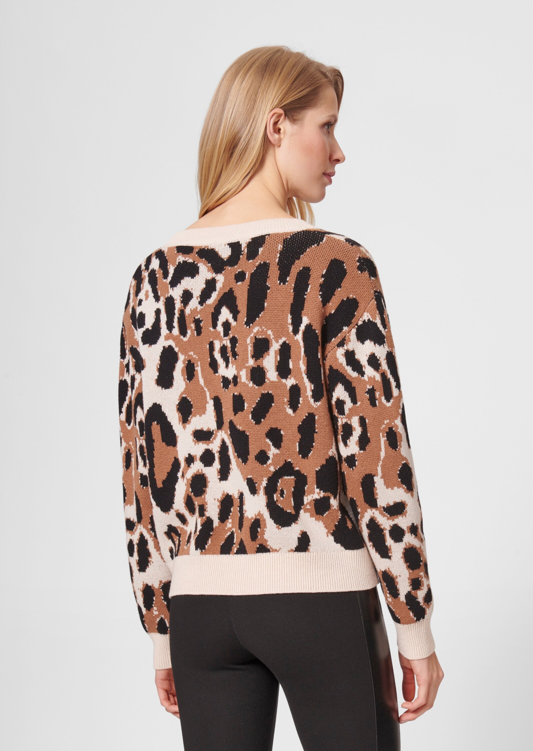 MADELEINE Longpullover »Pullover Pullover mit Animalmuster«