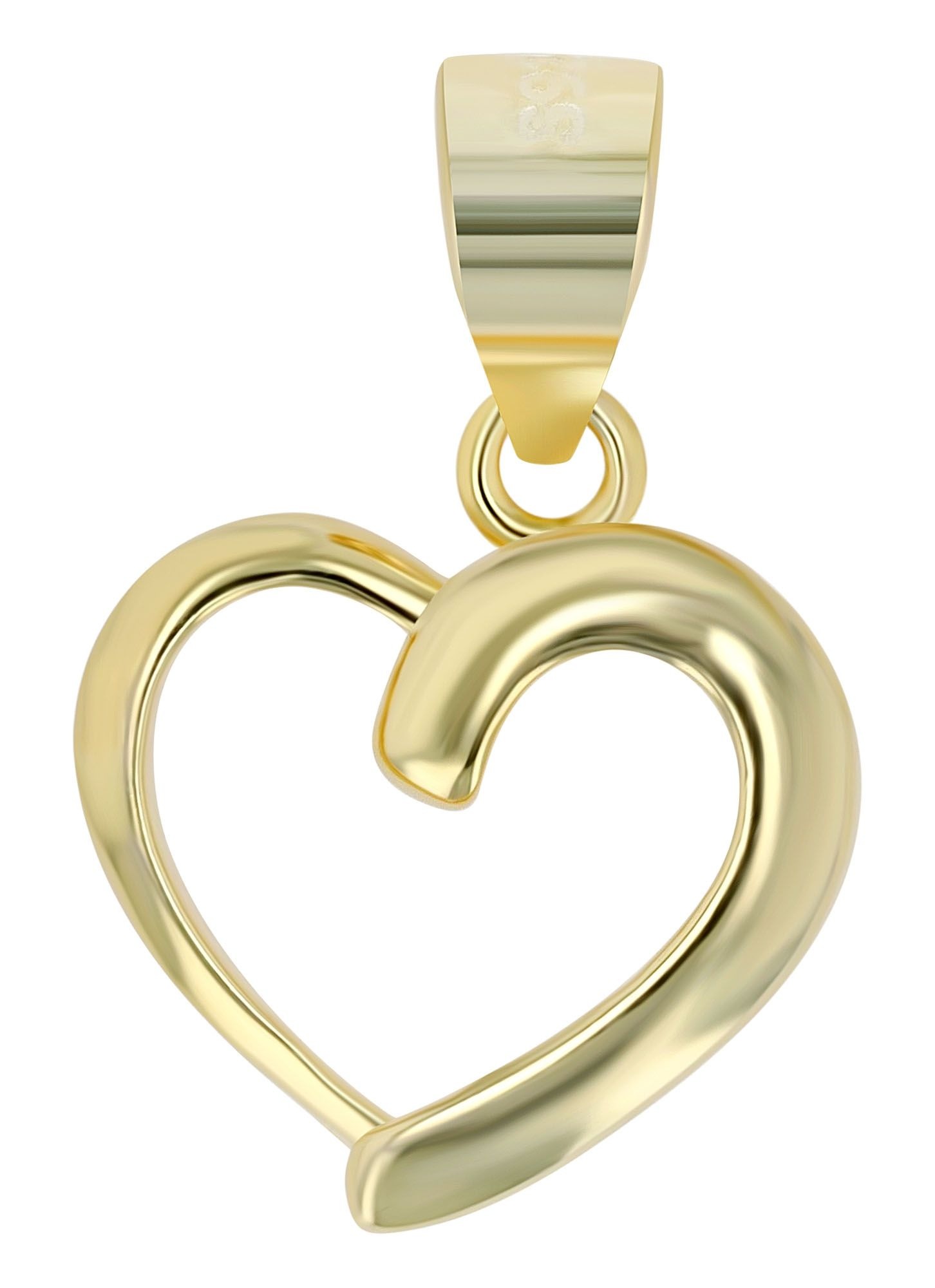 Adelia´s Herzanhänger »Damen Anhänger ¿ Herz Herzanhänger aus 925 Silber«