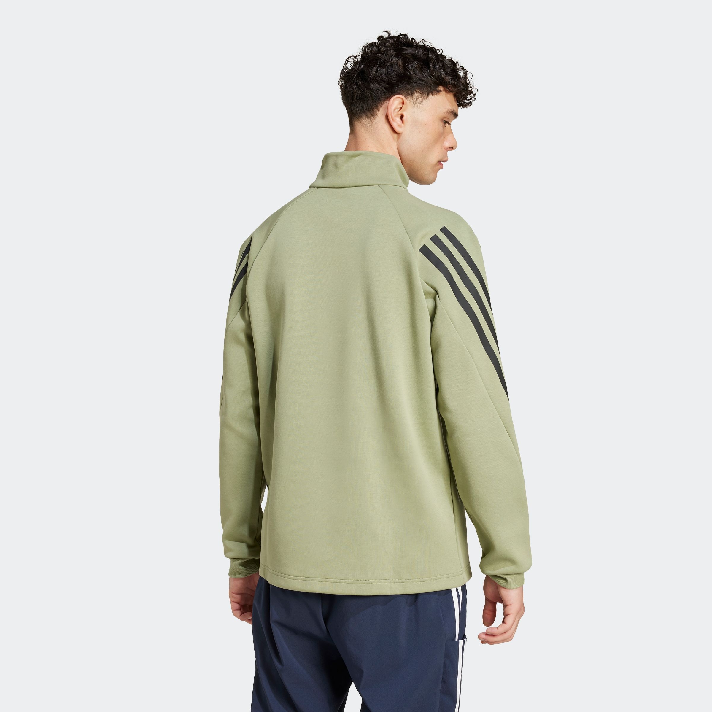 adidas Sportswear Rollkragenpullover »M FI 3S HALFZIP«, (1 tlg.)