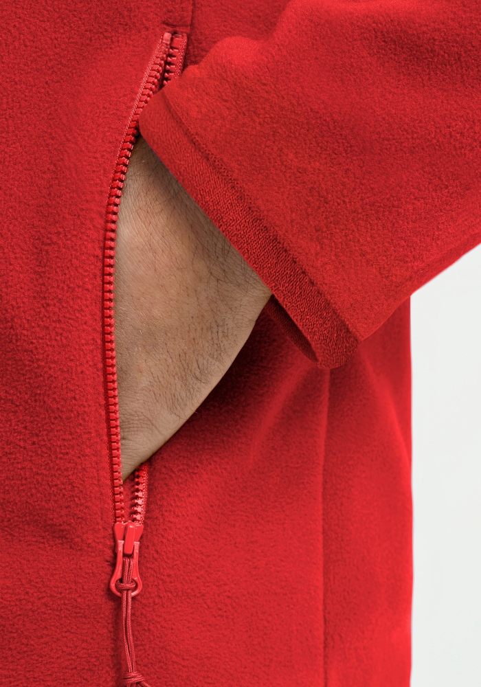 Jack Wolfskin Fleecejacke »TAUNUS 100 FZ M« Fleecejacke, 3-in-1 System kompatibel, Verbindungsschlaufen