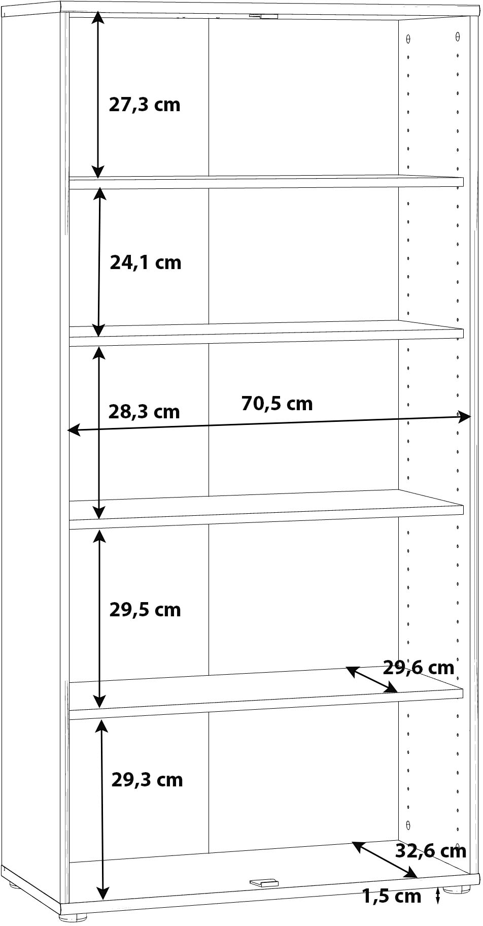 FORTE Schuhschrank »Tempra«, Breite 73,7 cm online bei OTTO