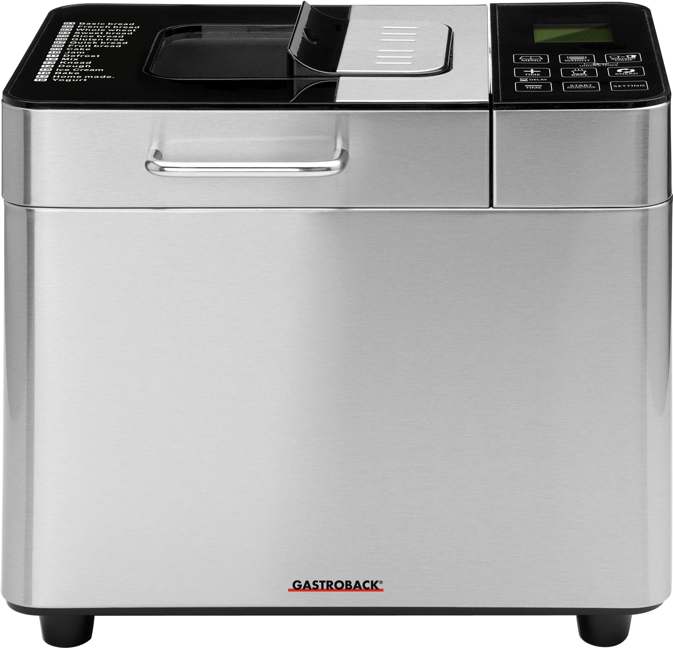 Gastroback Brotbackautomat »42823 Advanced« 18 Programme 500 W
