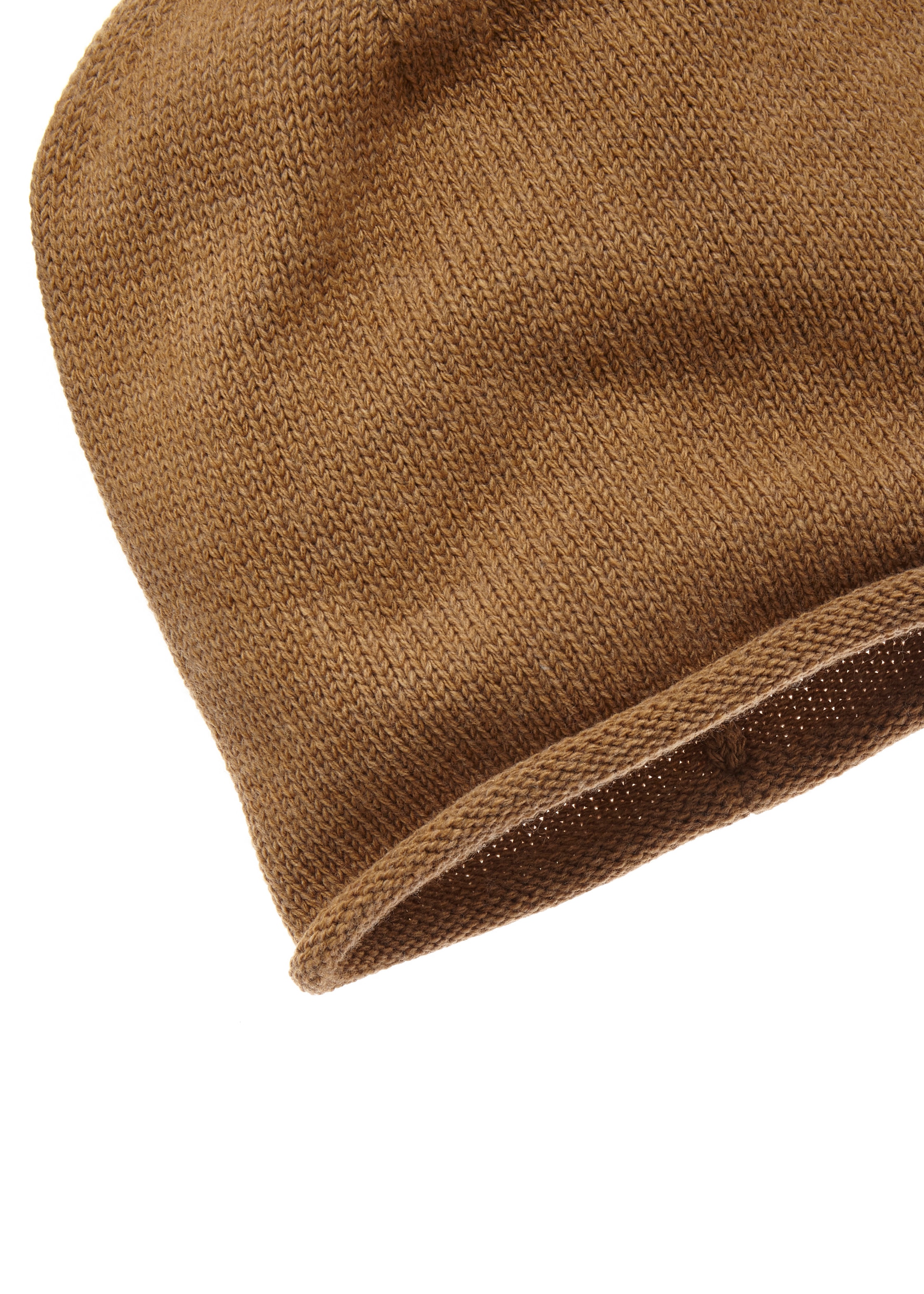 LASCANA Beanie, Strickmütze, Feinstrick mit Rollrand, Wintermütze, Herbstmütze, Mütze