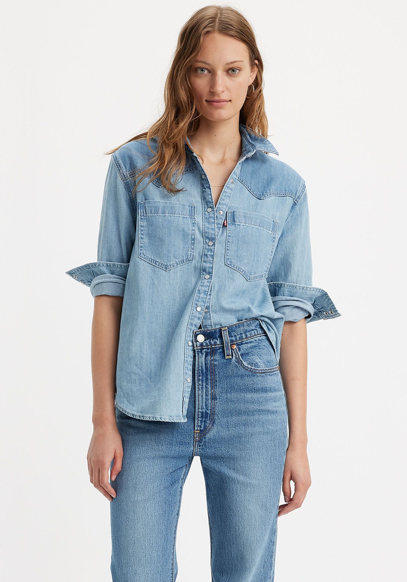 Jeansbluse »TEODORA WESTERN SHIRT«