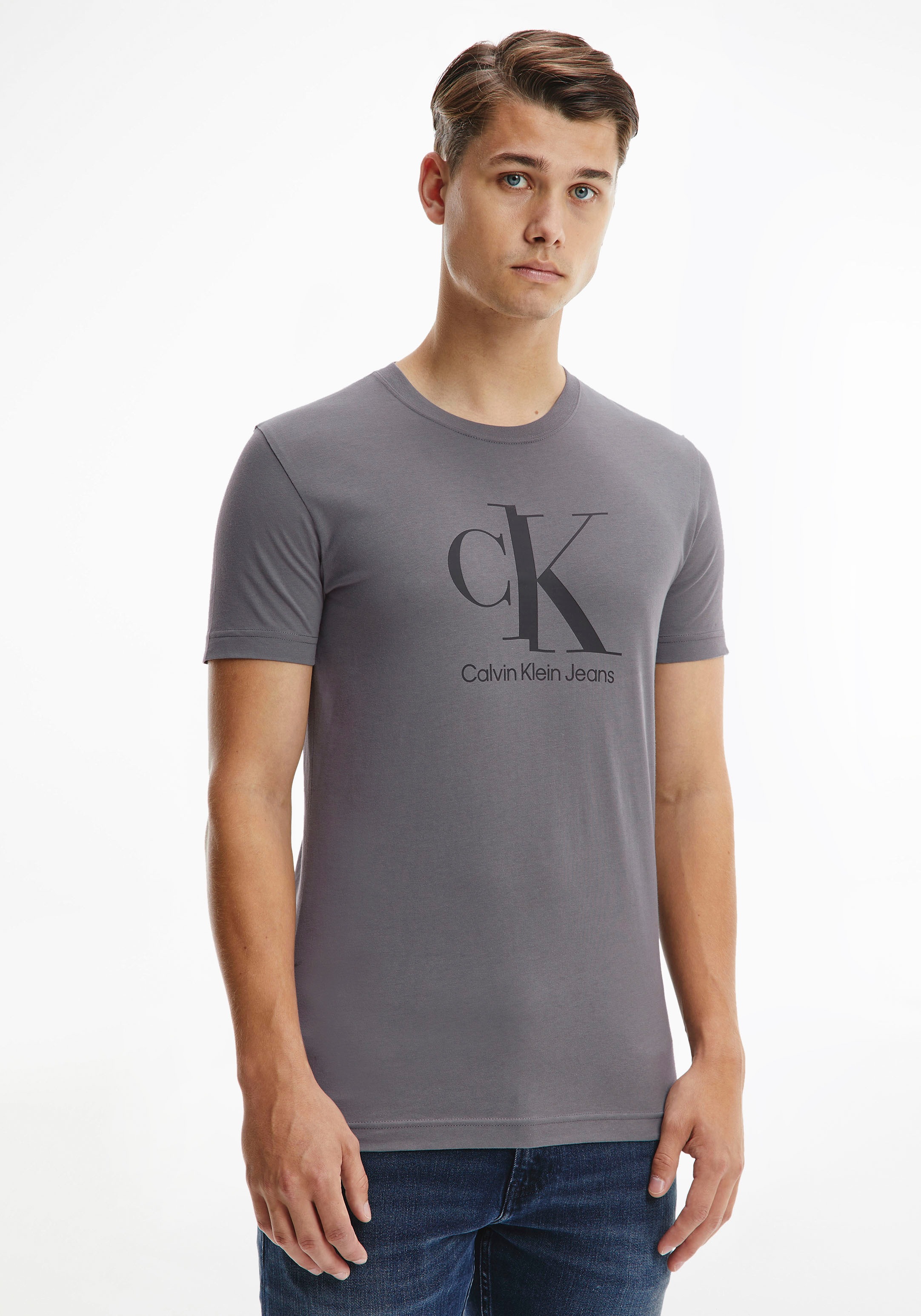 Calvin Klein Jeans T-Shirt »SPLICED CK CENTER CHEST TEE«