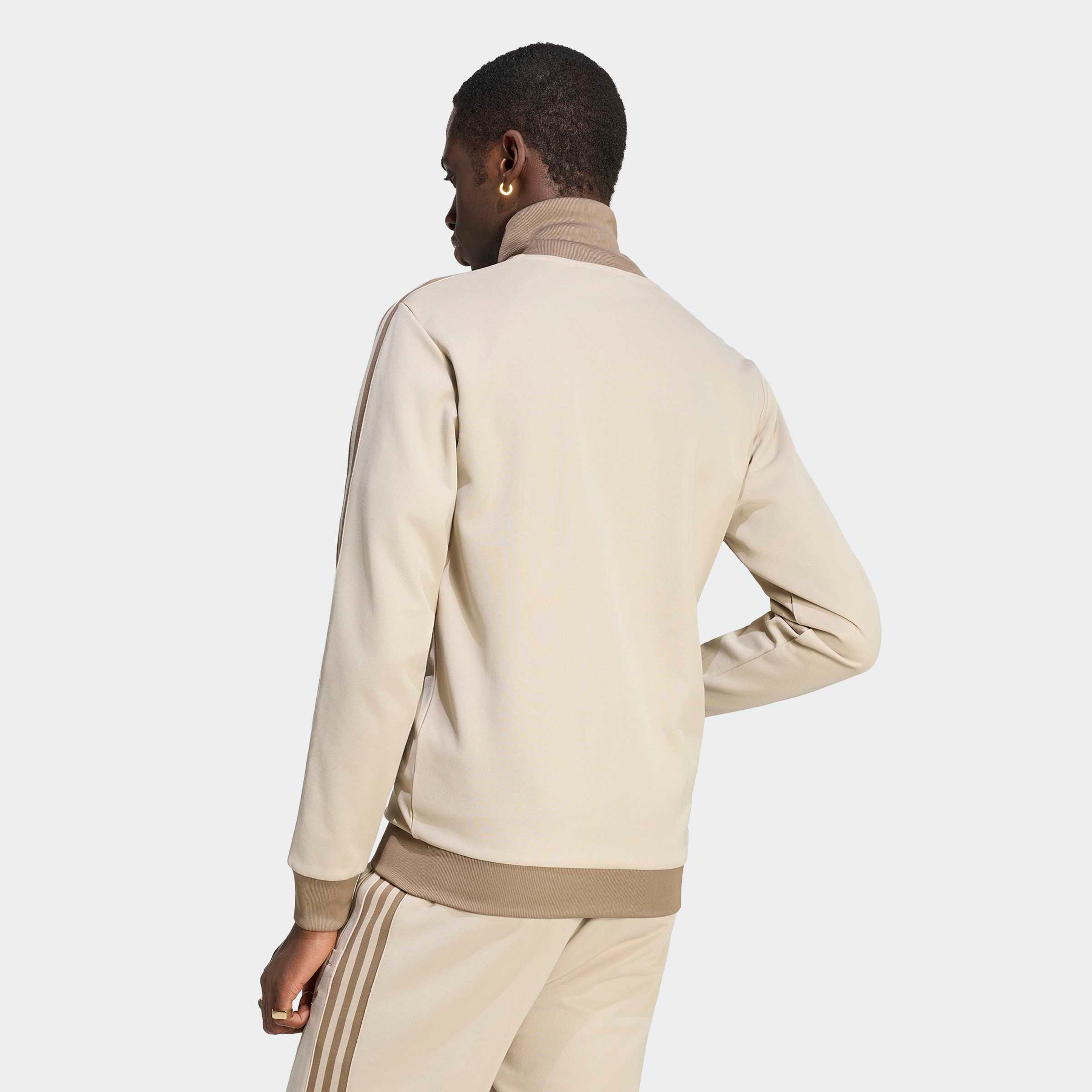 adidas Originals Trainingsjacke »BECKENBAUER TT« mit Rundhalsausschnitt, aus Baumwolle und Polyester, in normaler Länge