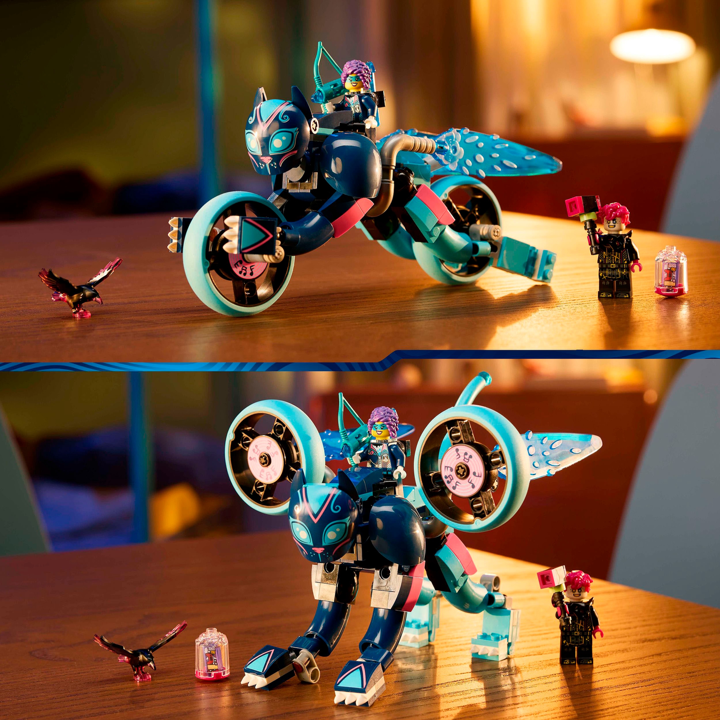 LEGO® Konstruktionsspielsteine »Zoeys Katzenmotorrad (71479), LEGO DREAMZzz«, (226 St.), Made in Europe