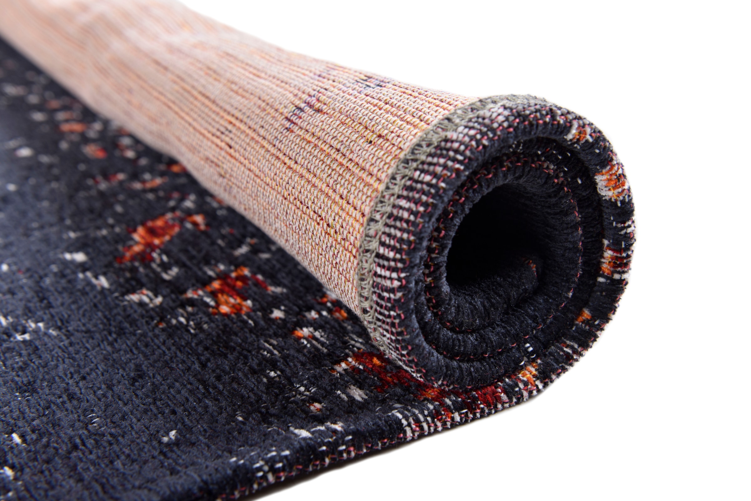 Gino Falcone Teppich »Cosima-116« rechteckig 3 mm Höhe flachgeweber Jaquard-Teppich, mit Chenillegarn, modernes Design