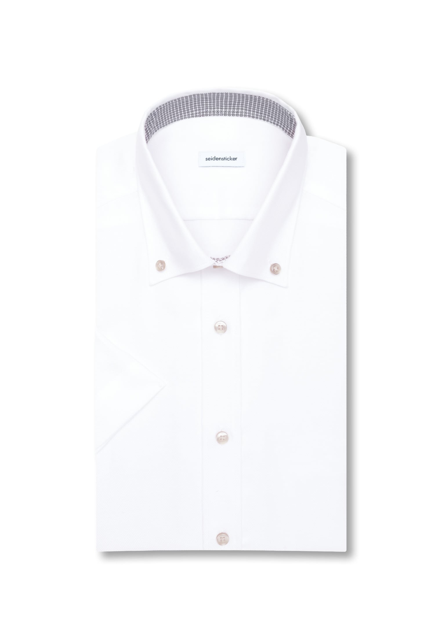 seidensticker Businesshemd »Schwarze Rose« Shaped 1/2 Button-Down-Kragen Struktur