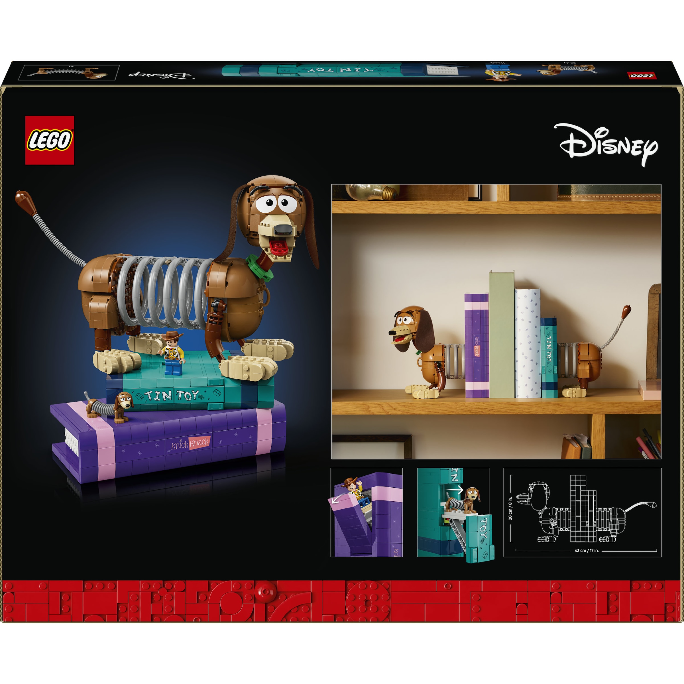 LEGO® Konstruktionsspielsteine »Toy Story: Slinky-Buchstützen (43301), LEGO Disney Pixar«