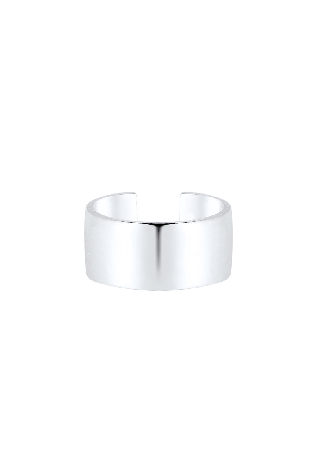 Elli Ohrklemme »Ohrringe Basic Single Earcuff Trend Breit 925 Silber«