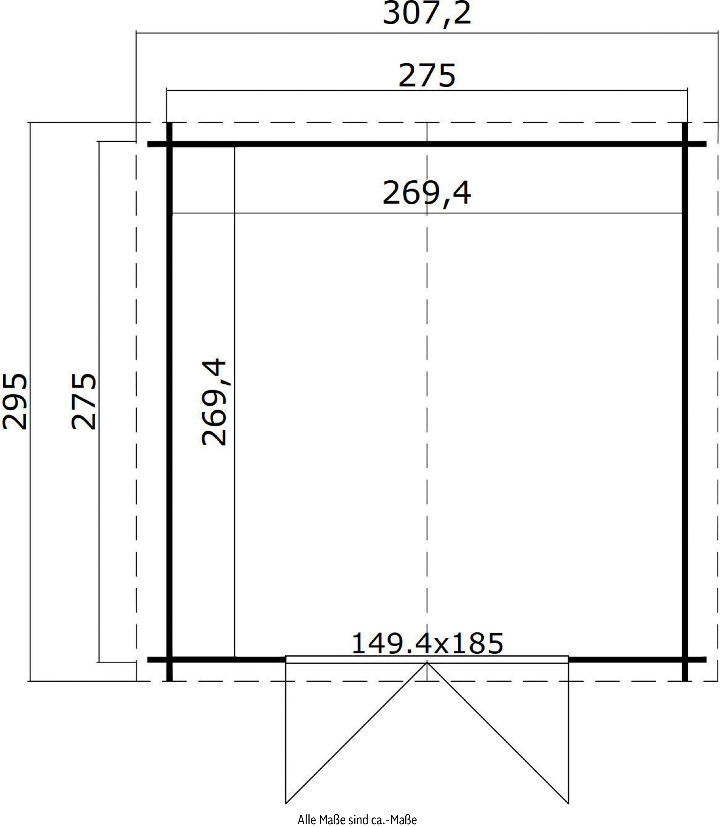 LASITA MAJA Gartenhaus »NORAH 275«