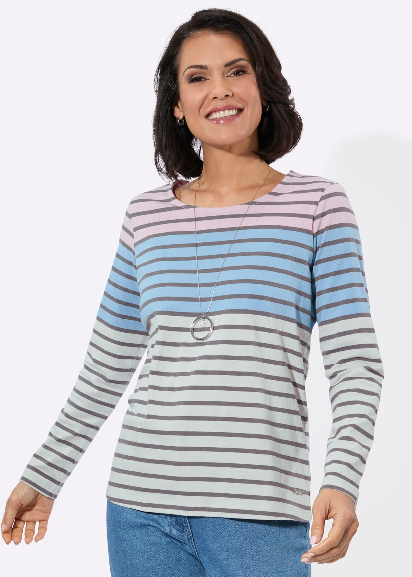 Casual Looks Print-Shirt »Druck-Shirt« 1