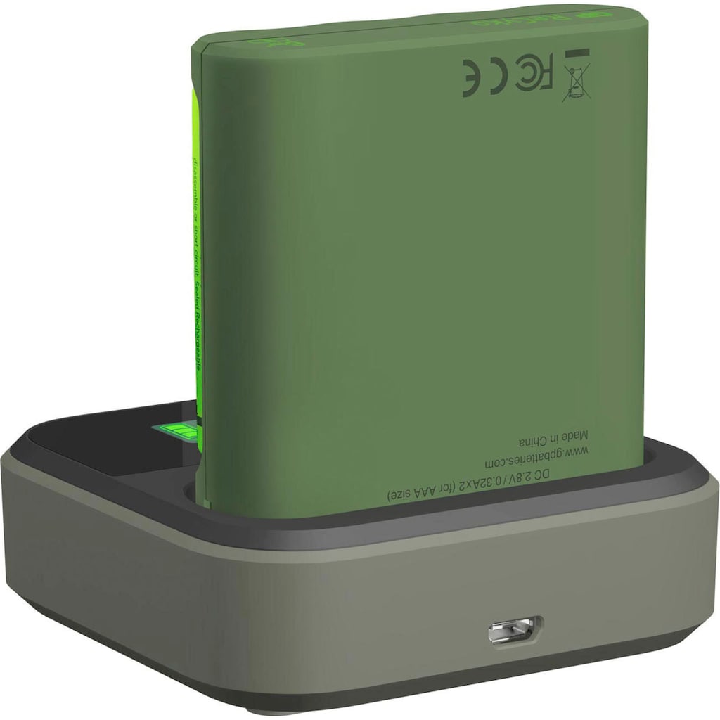GP Batteries Akku-Ladestation »USB-Akkuladegerät B421 mit Docking Station«