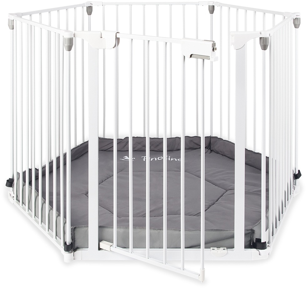 Pinolino® Laufgitter »Universalschutzgitter«, bis 15 kg, inkl. Bodenmatte