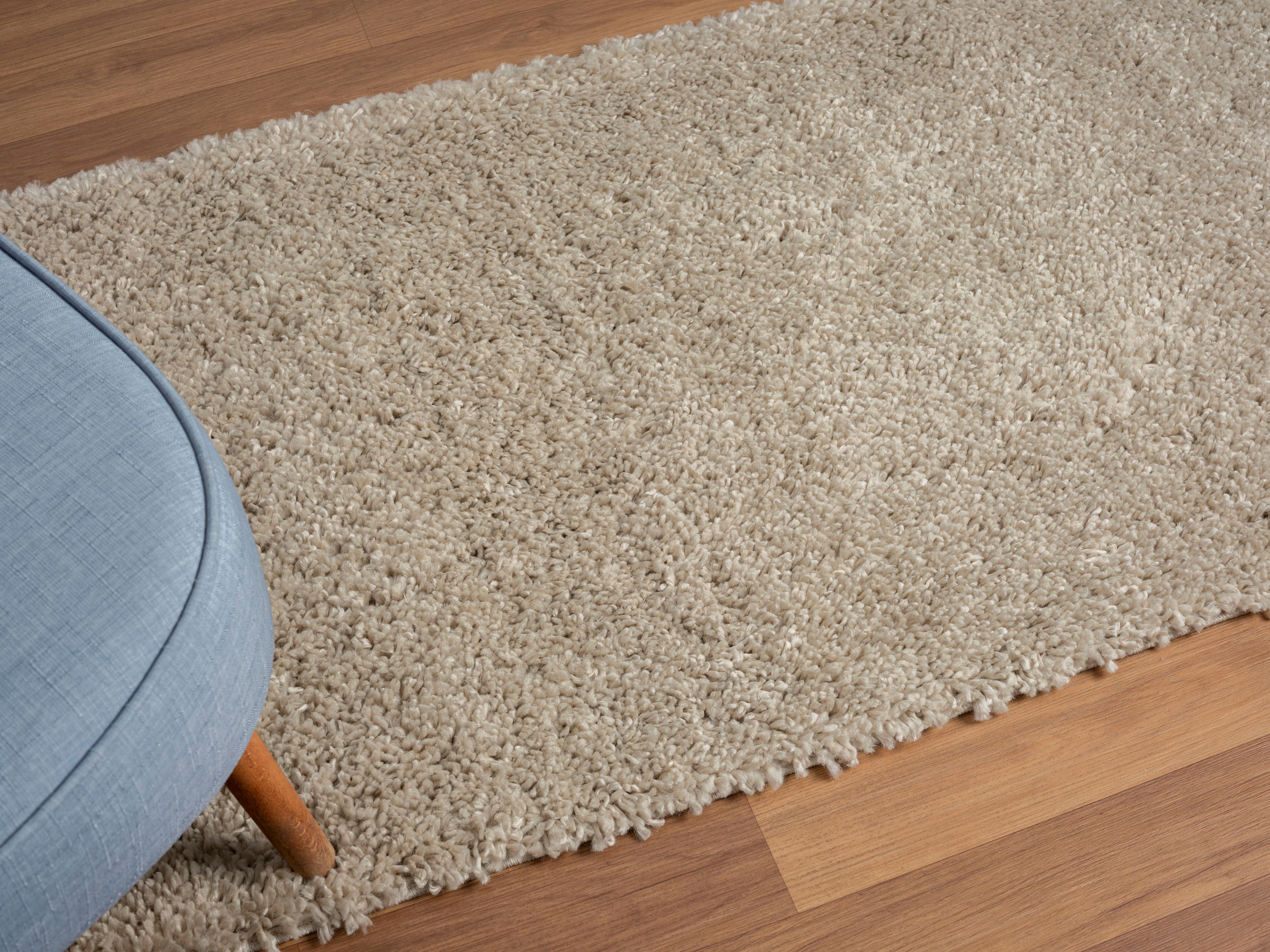 Myflair Möbel & Accessoires Hochflor-Läufer »My Shaggy«, rechteckig, 37 mm Höhe, Shaggy, Uni Farben, leicht glänzend, Microfaser, extra flauschig