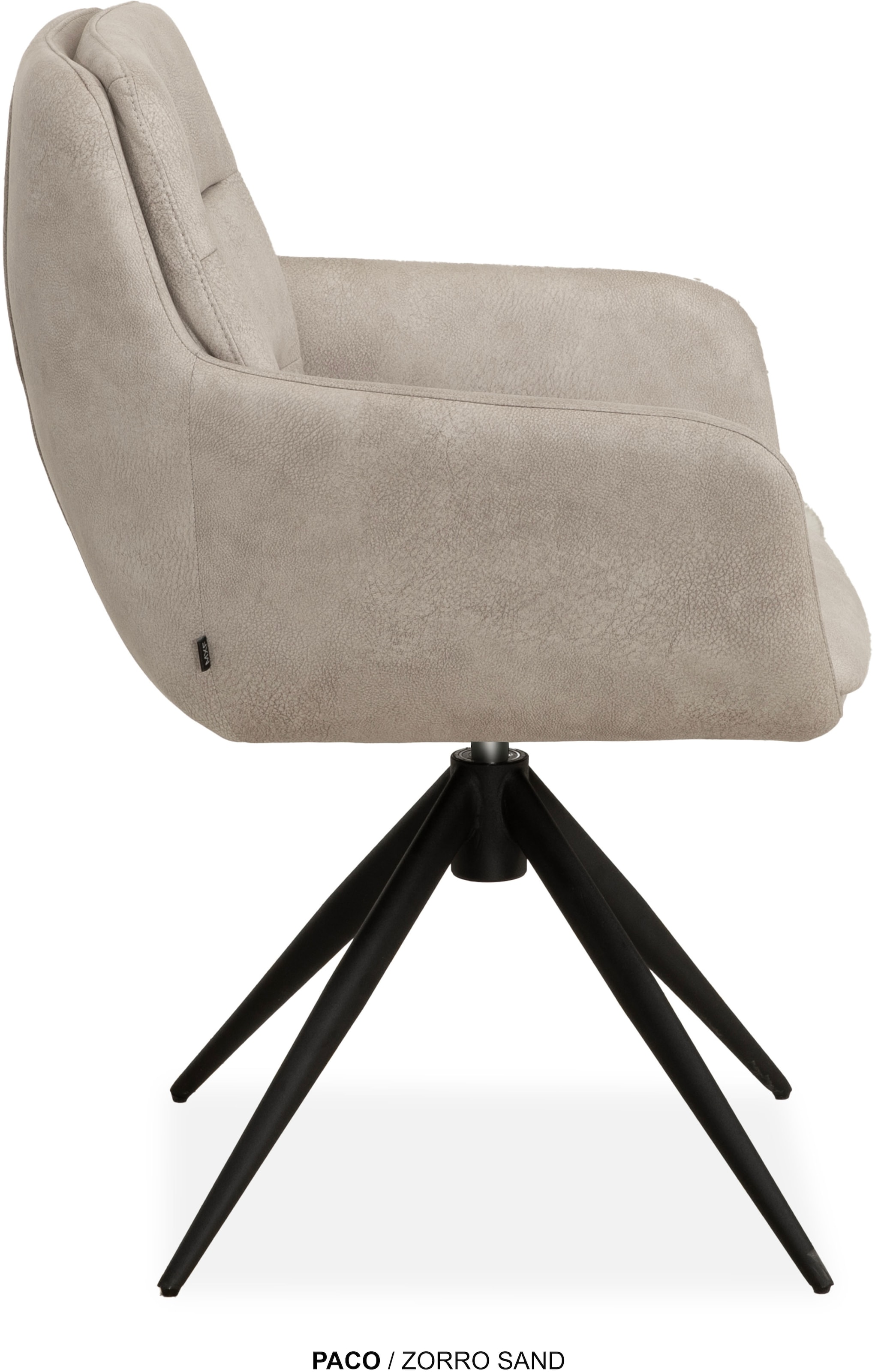 OMG Design Esszimmerstuhl »Paco« (Set) 2 Stk.Drehstuhl mit auto-return, Armlehnenstuhl