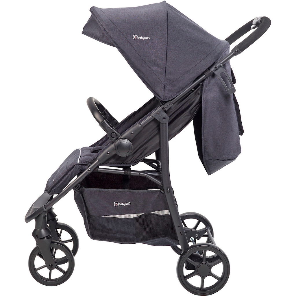 BabyGo Kombi-Kinderwagen »Style - 3in1, schwarz«