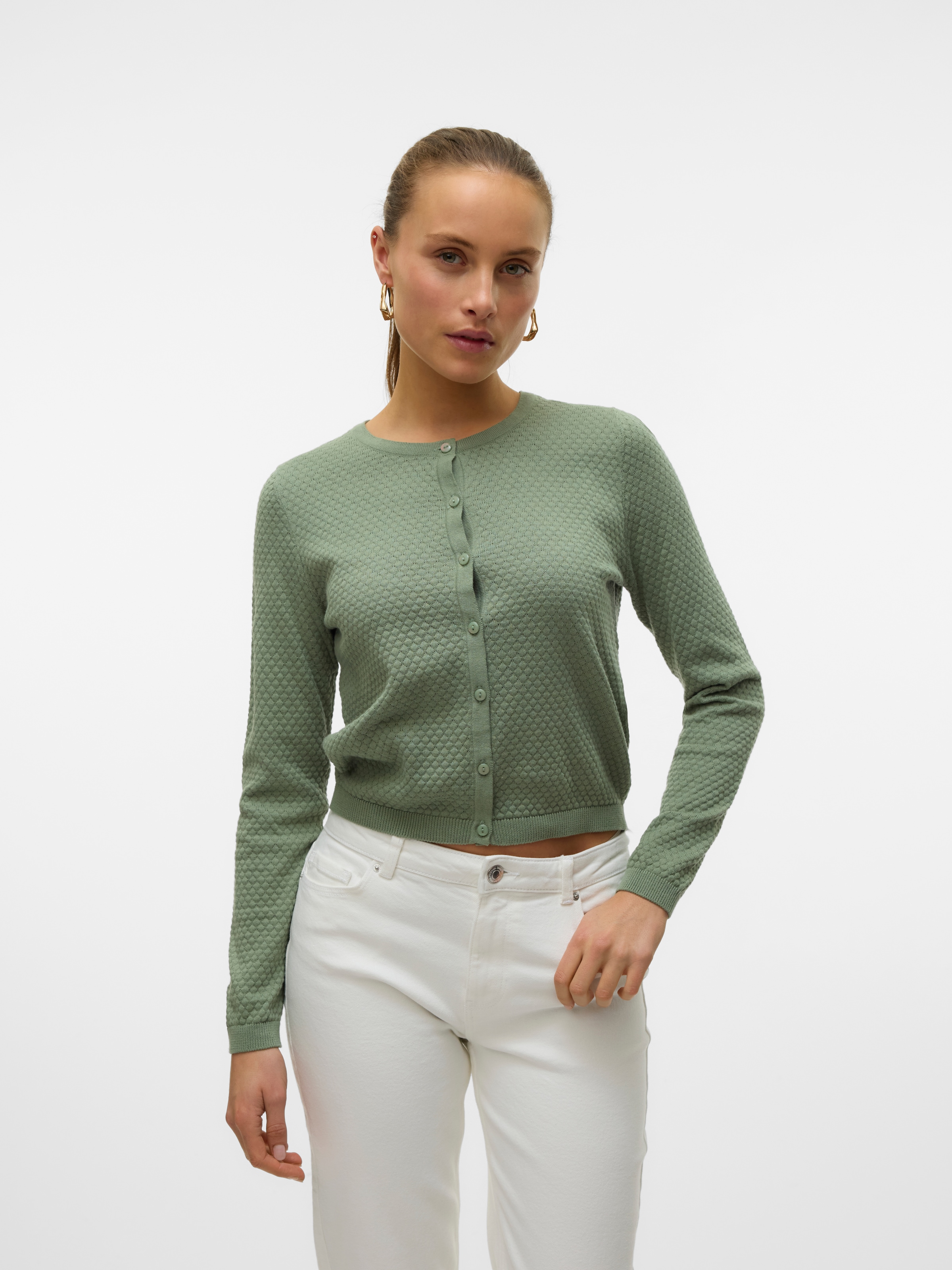 Vero Moda Strickjacke »VMCARE STRUCTURE LS BUTTON CARDIGAN«