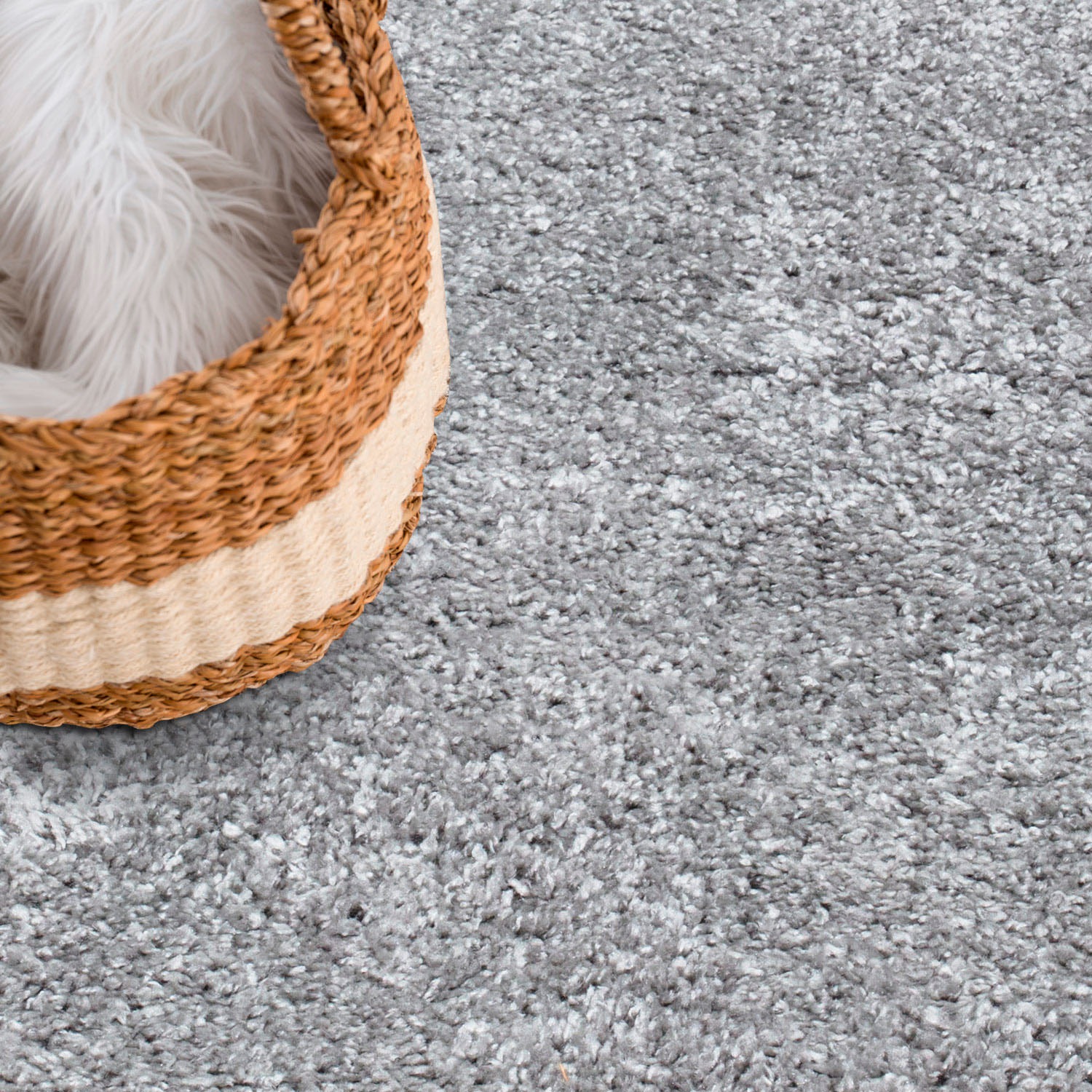 Carpet City Hochflor-Teppich »City Shaggy«, rechteckig, 30 mm Höhe, Auch als Läufer, Langflor, Uni, Shaggy, flauschig-weich