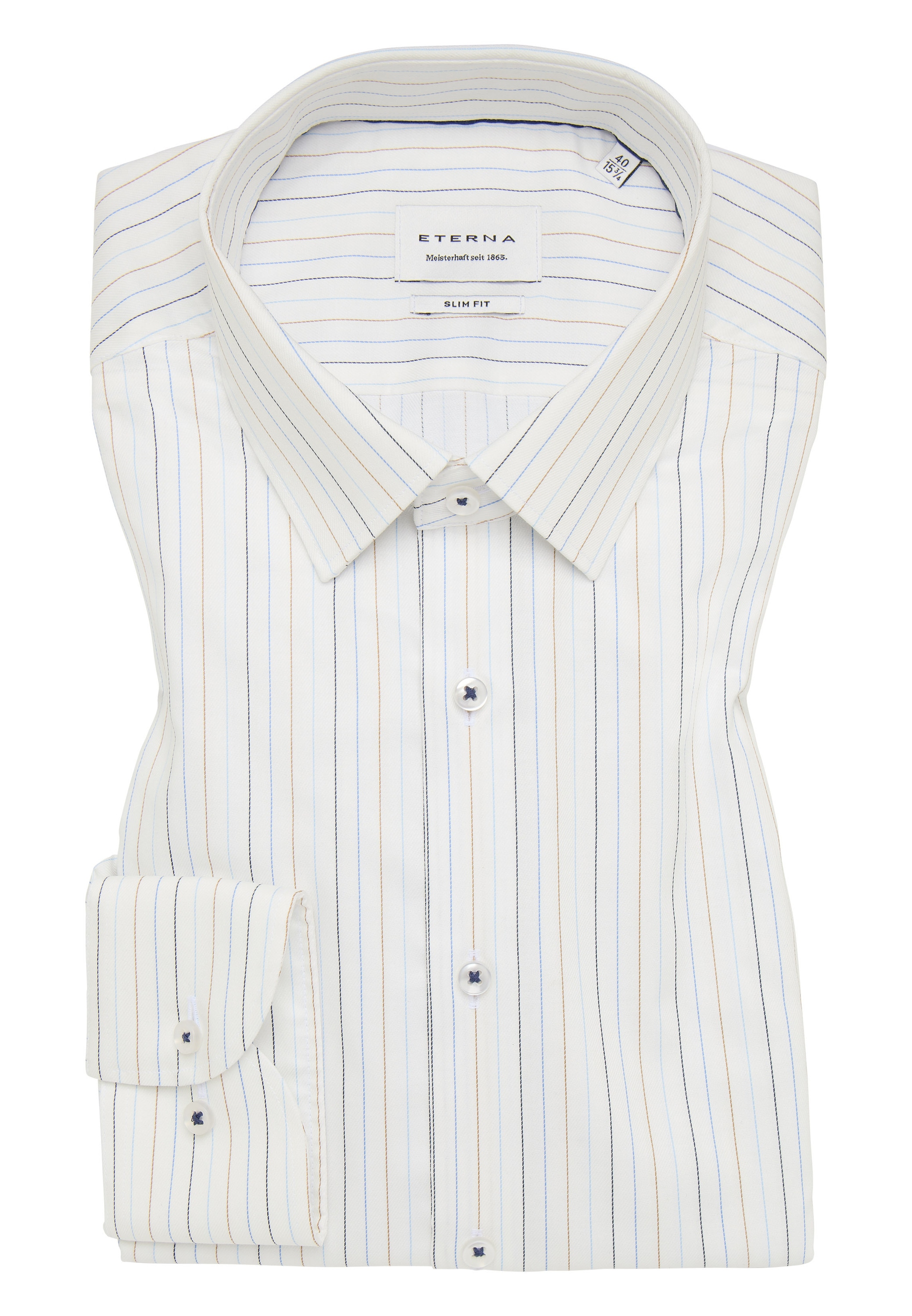 Eterna Langarmhemd »SLIM FIT« NON IRON (bügelfrei)