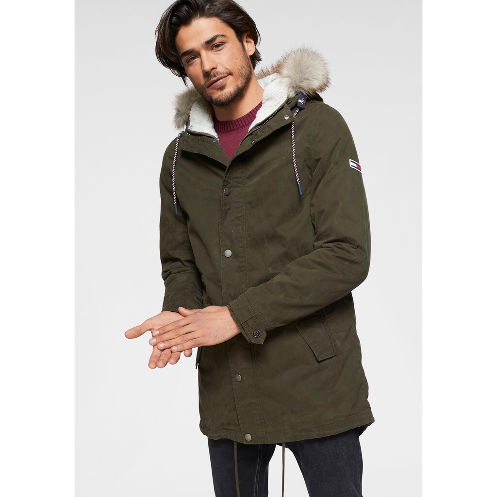 Tommy Jeans Parka »TJM COTTON LINED PARKA«, mit Kapuze