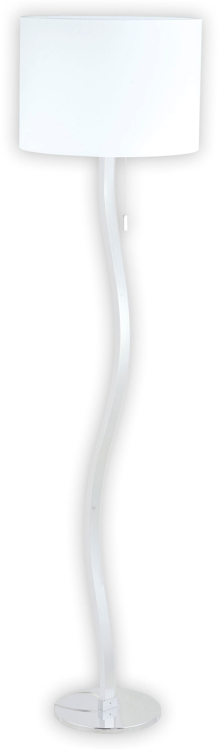 näve LED Stehlampe »Aurelia«, 1 flammig-flammig, excl. 1x E27 max. 60W, incl.  LED, Höhe 163cm, Schirm weiß D: 40cm online bei OTTO