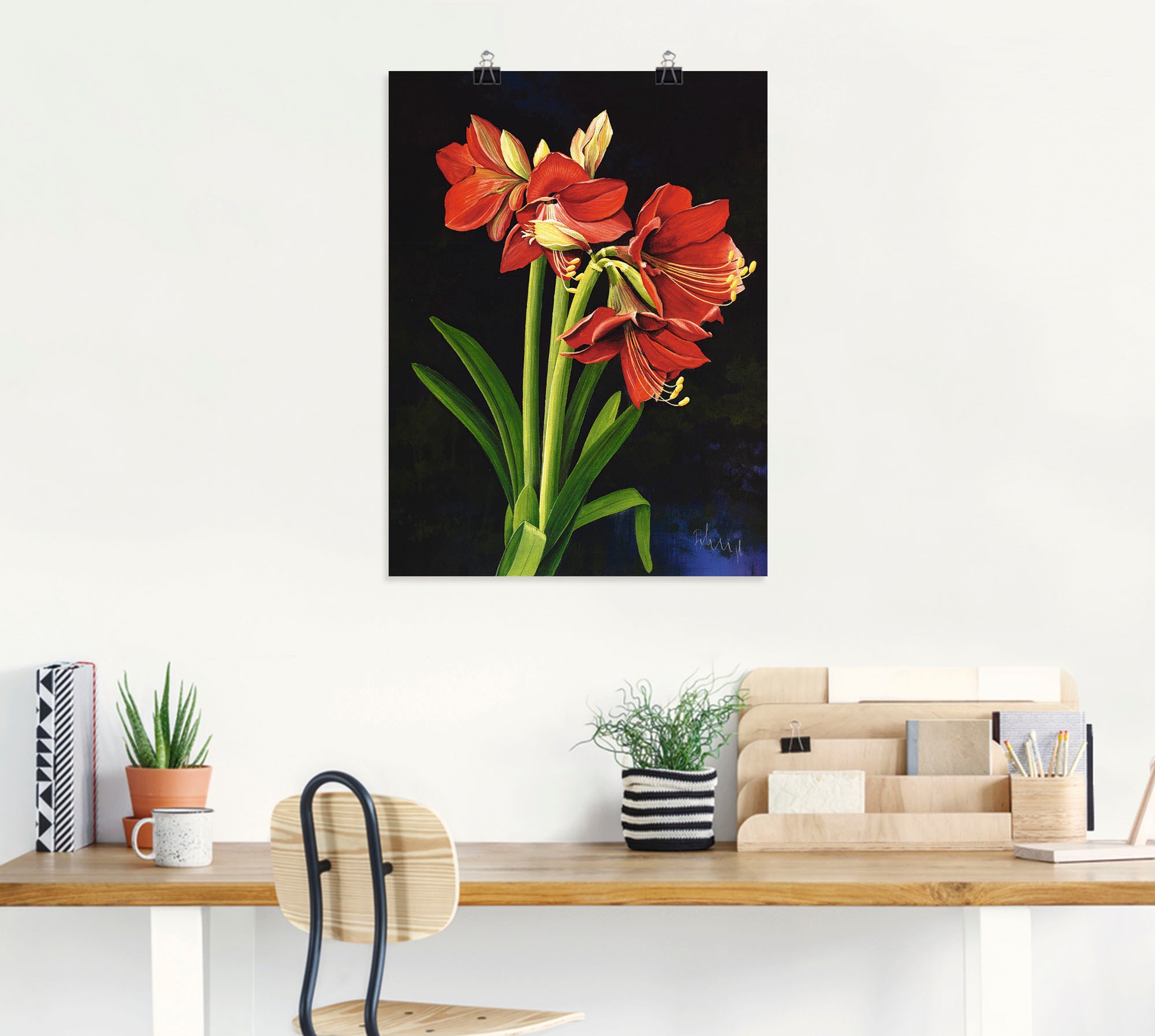 Artland Wandfolie »Amaryllis«, Blumen, (1 St.), selbstklebend