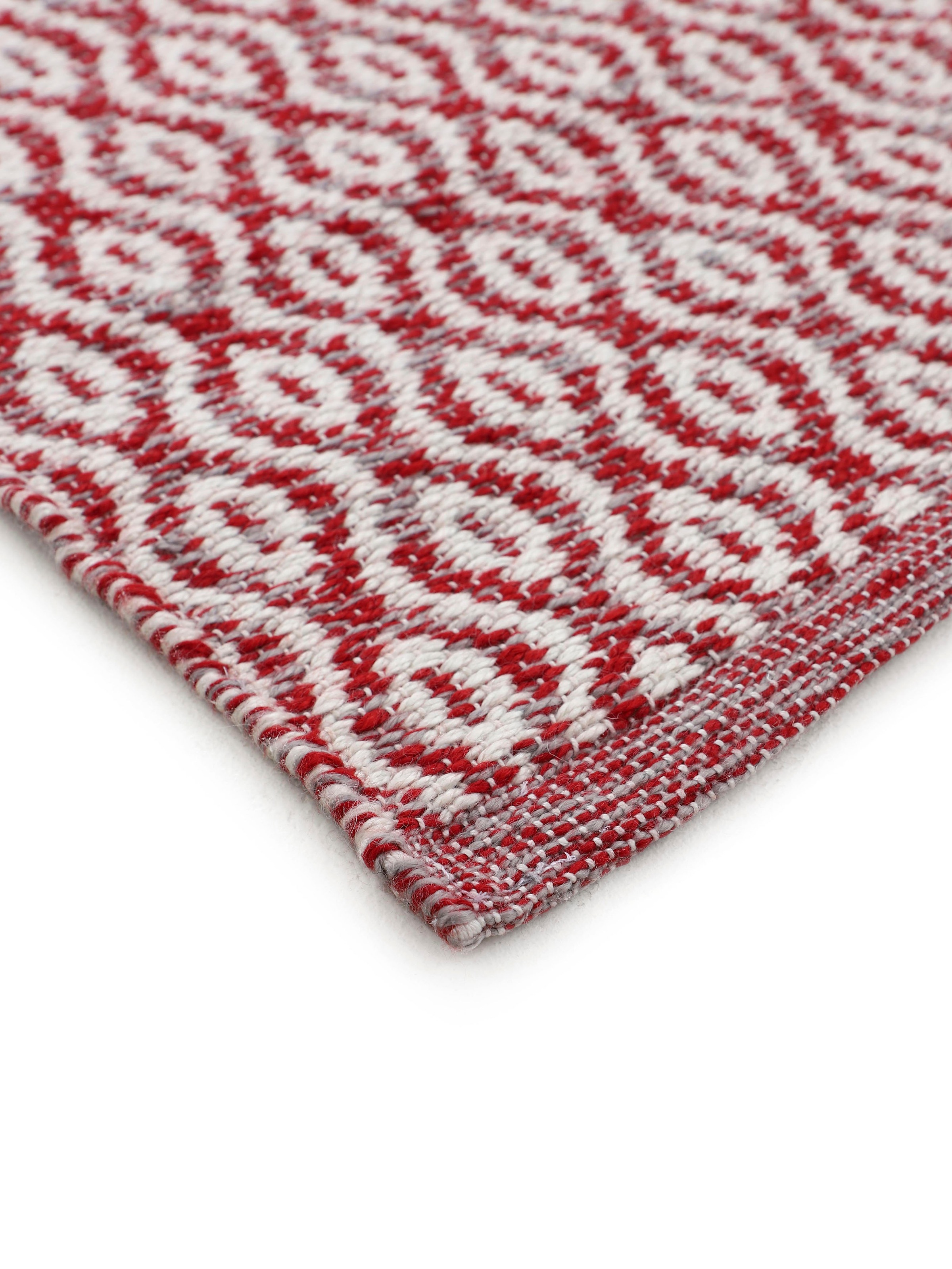 carpetfine Teppich »Frida 202«, 7 mm Flachgewebe, Wendeteppich, Höhe, (PET), 100% Material recyceltem