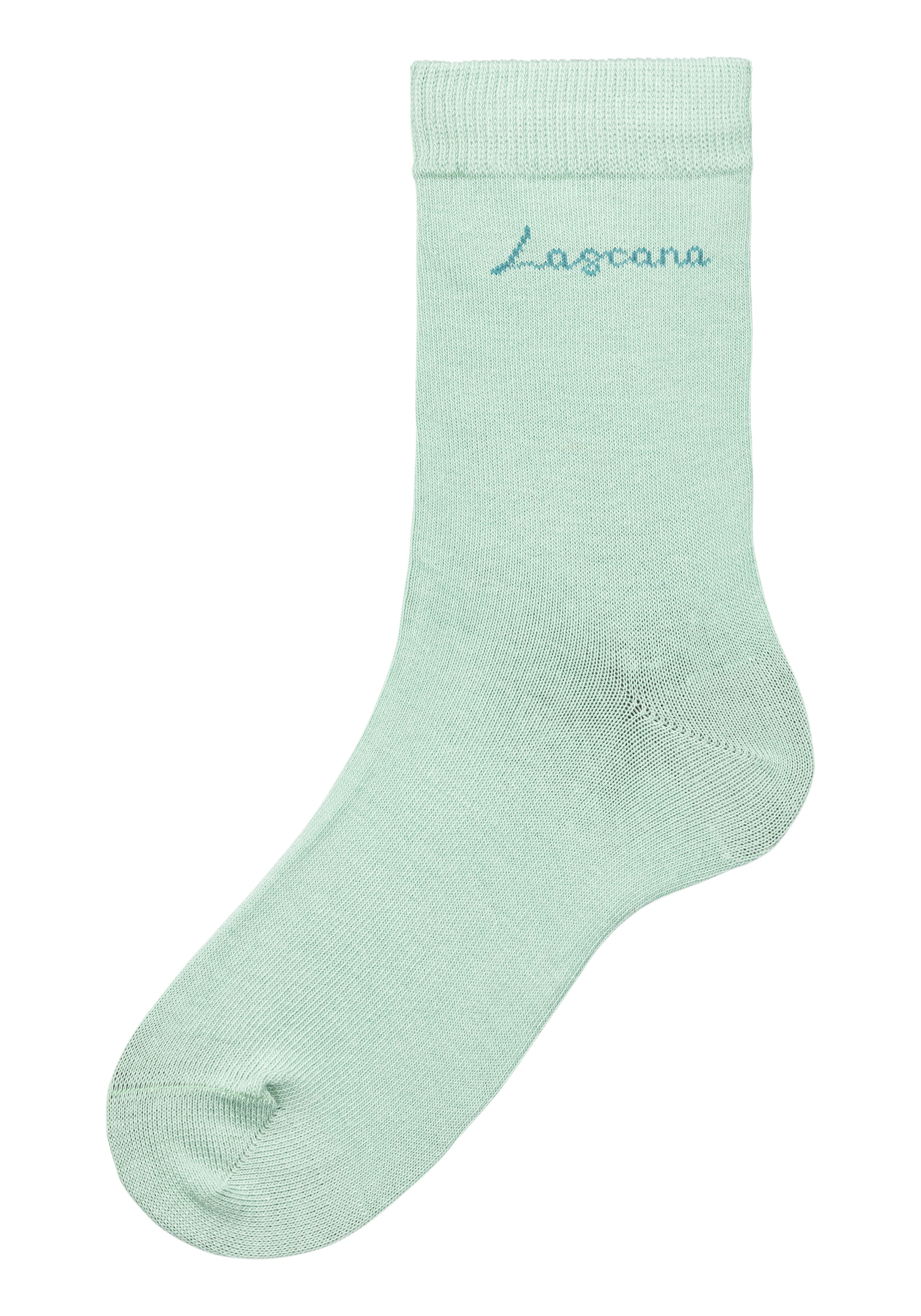 LASCANA Basicsocken, (Box, 4 Paar), in ansprechender Geschenkbox